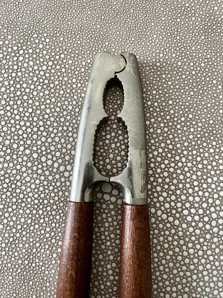 Vintage Teak Handled Nut Cracker For Sale at 1stDibs