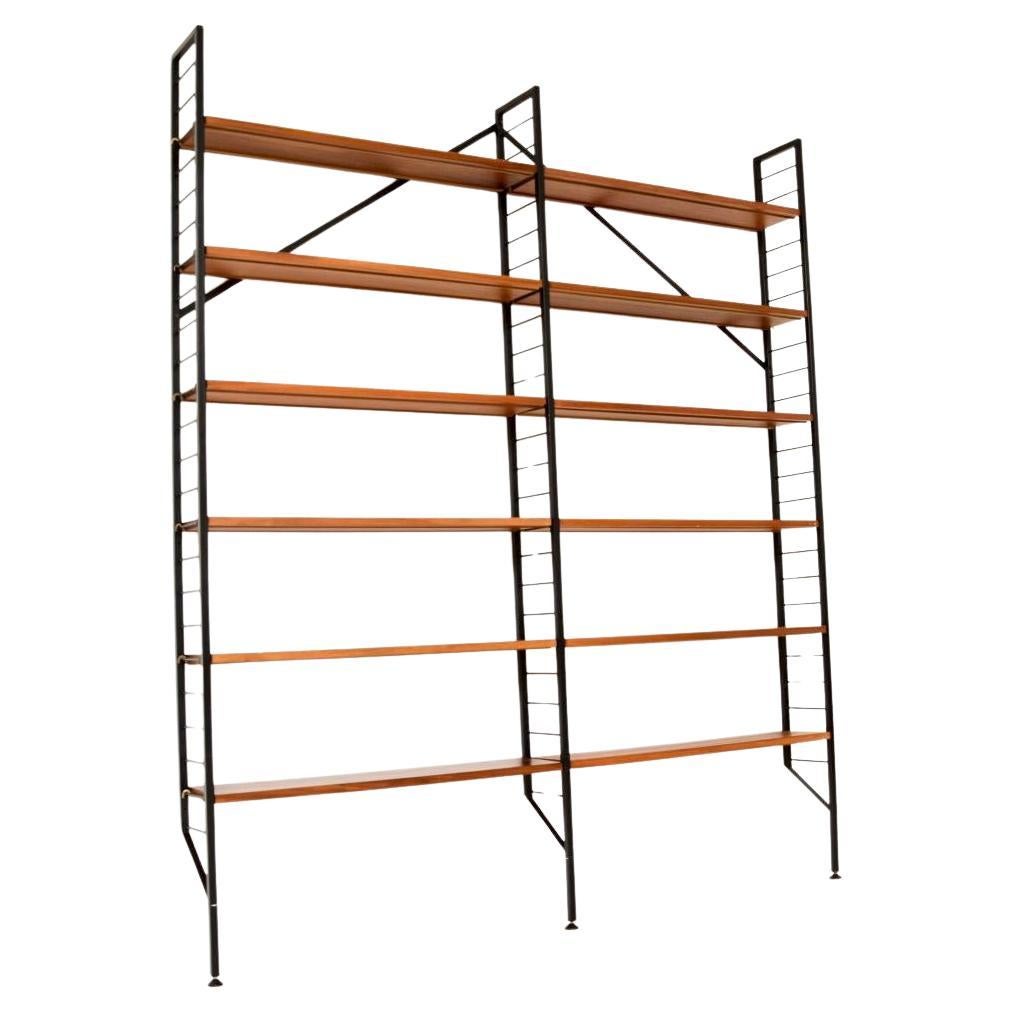 Vintage Teak Ladderax Bookcase Shelving