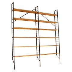 Vintage Teak Ladderax Bookcase Shelving