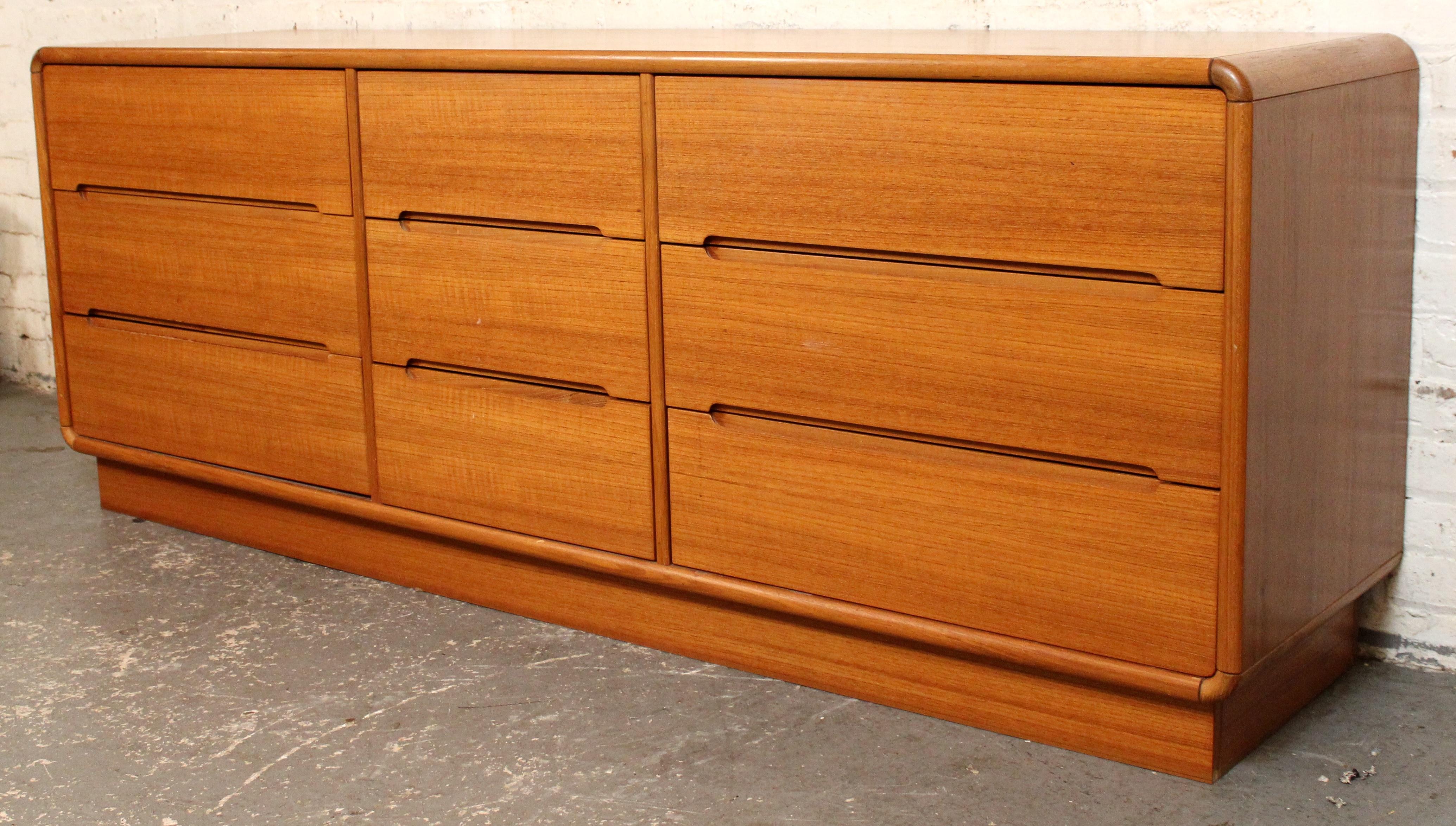 Asian Vintage Teak Lowboy by Sun Cabinet For Sale