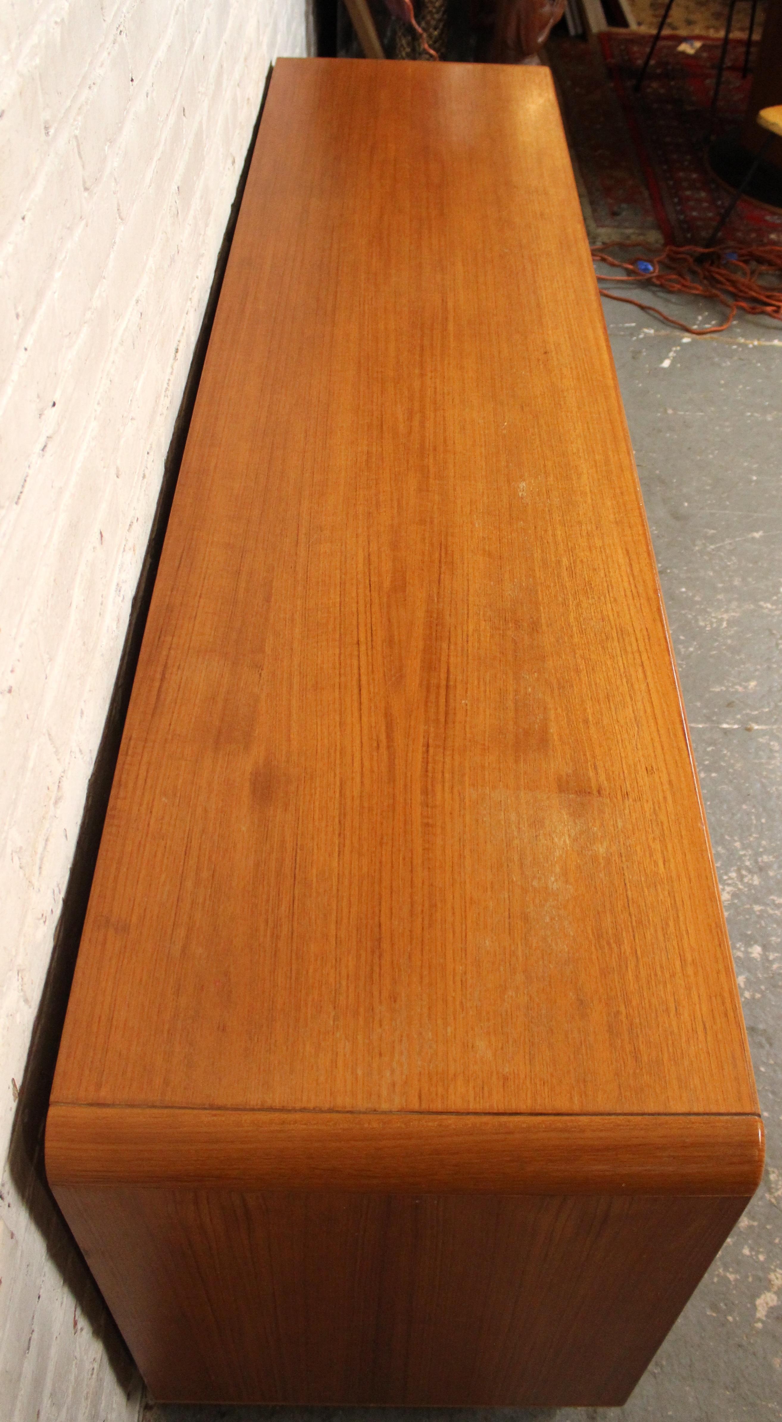 Vintage Teak Lowboy by Sun Cabinet For Sale 2