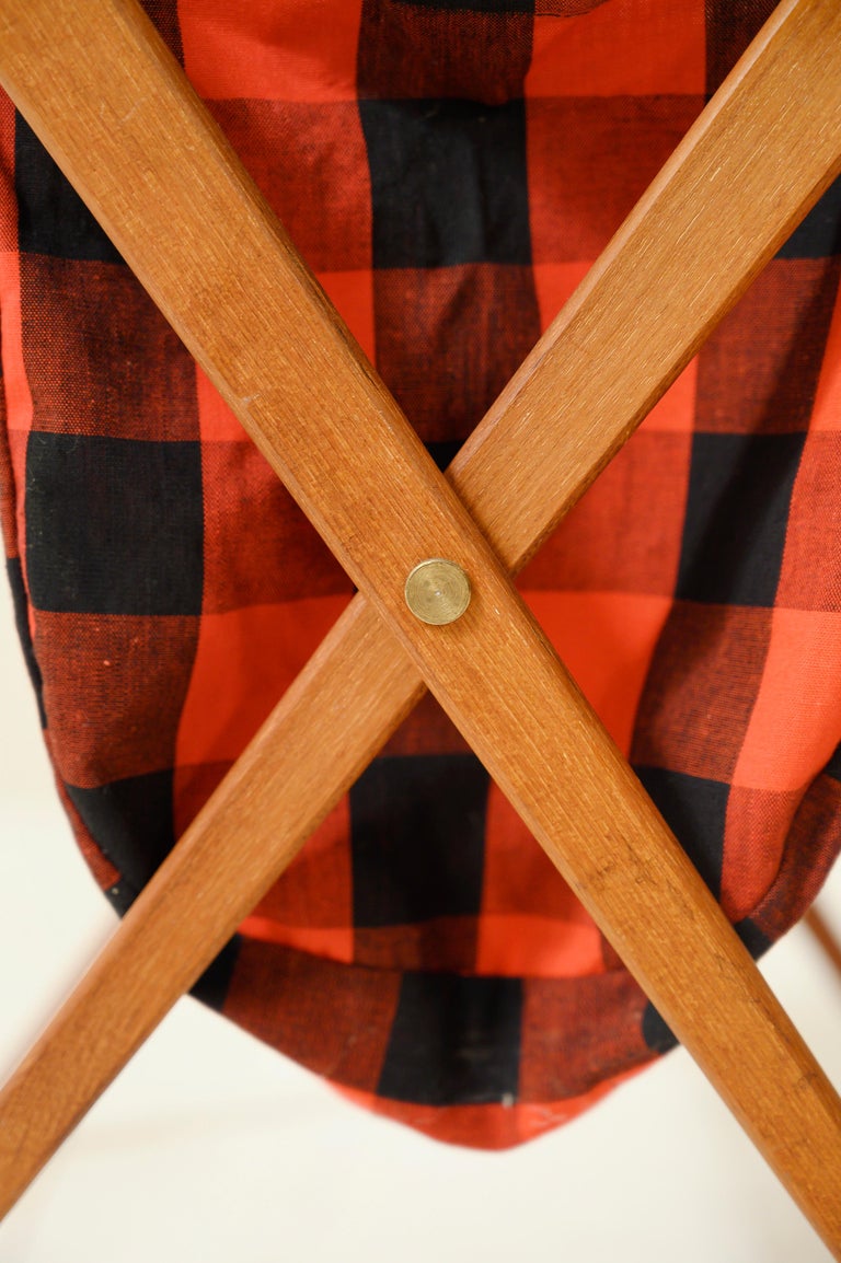 Vintage Teak Magazine Rack from the 1950s For Sale at 1stDibs