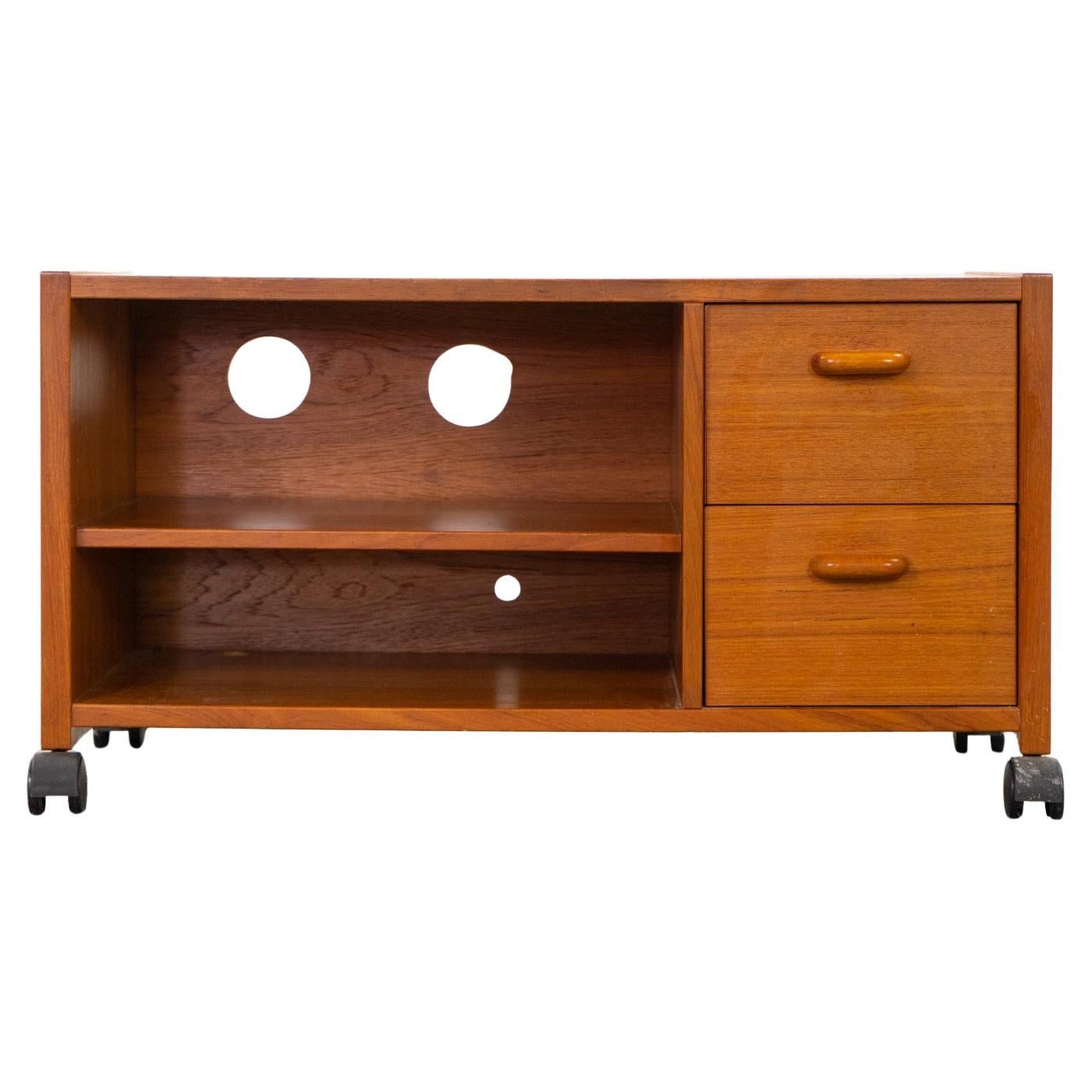 Vintage Teak Media Cabinet