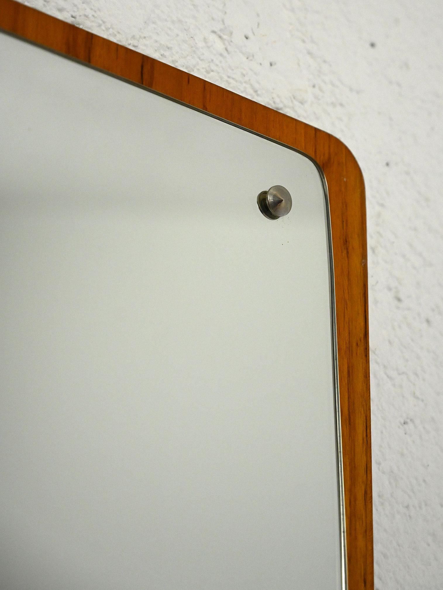 Scandinavian Vintage teak mirror