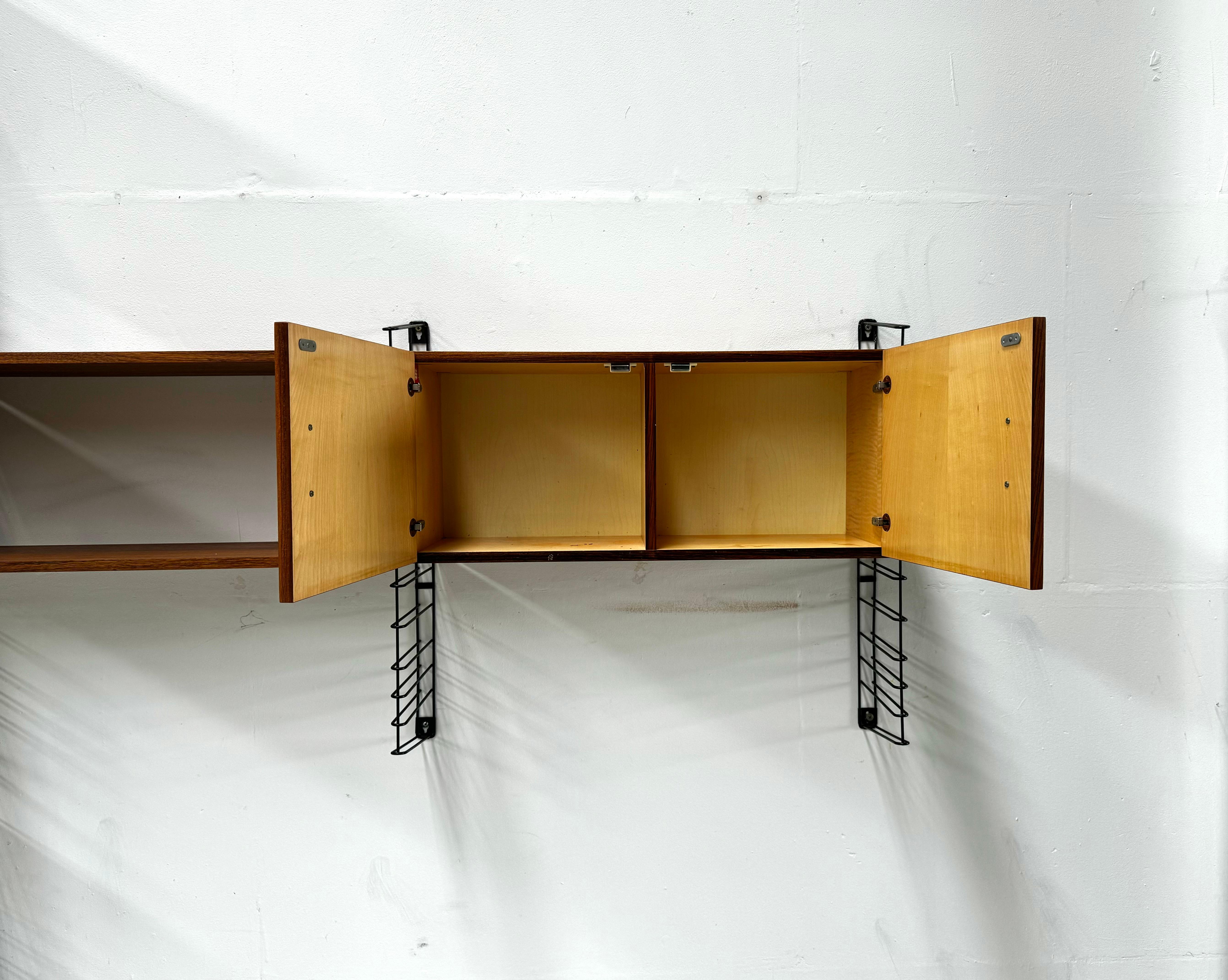 Parete modulare in teak vintage di Tomado per Musterring, anni '60. In condizioni buone in vendita a Eindhoven, Noord Brabant