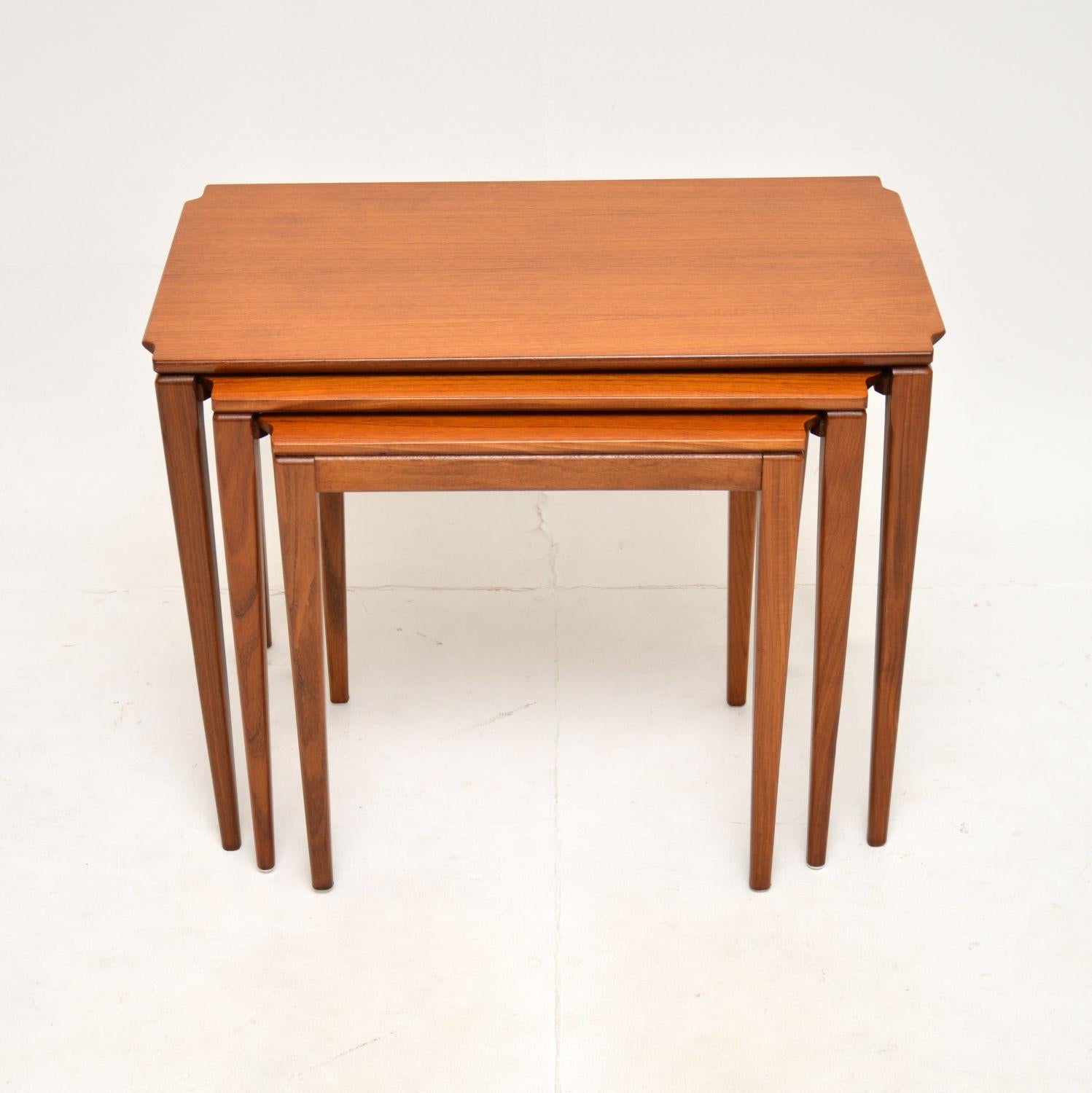 Mid-Century Modern Vintage Teak Nest of Tables by Richard Hornby
