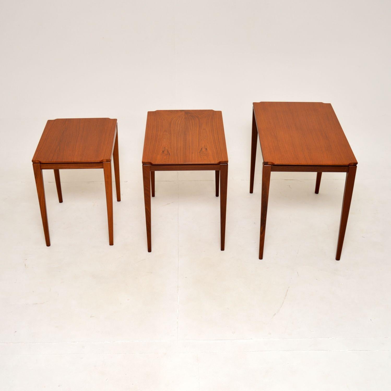 Mid-20th Century Vintage Teak Nest of Tables by Richard Hornby