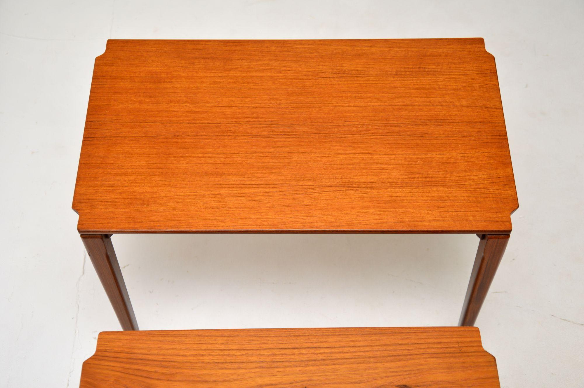 Vintage Teak Nest of Tables by Richard Hornby 1