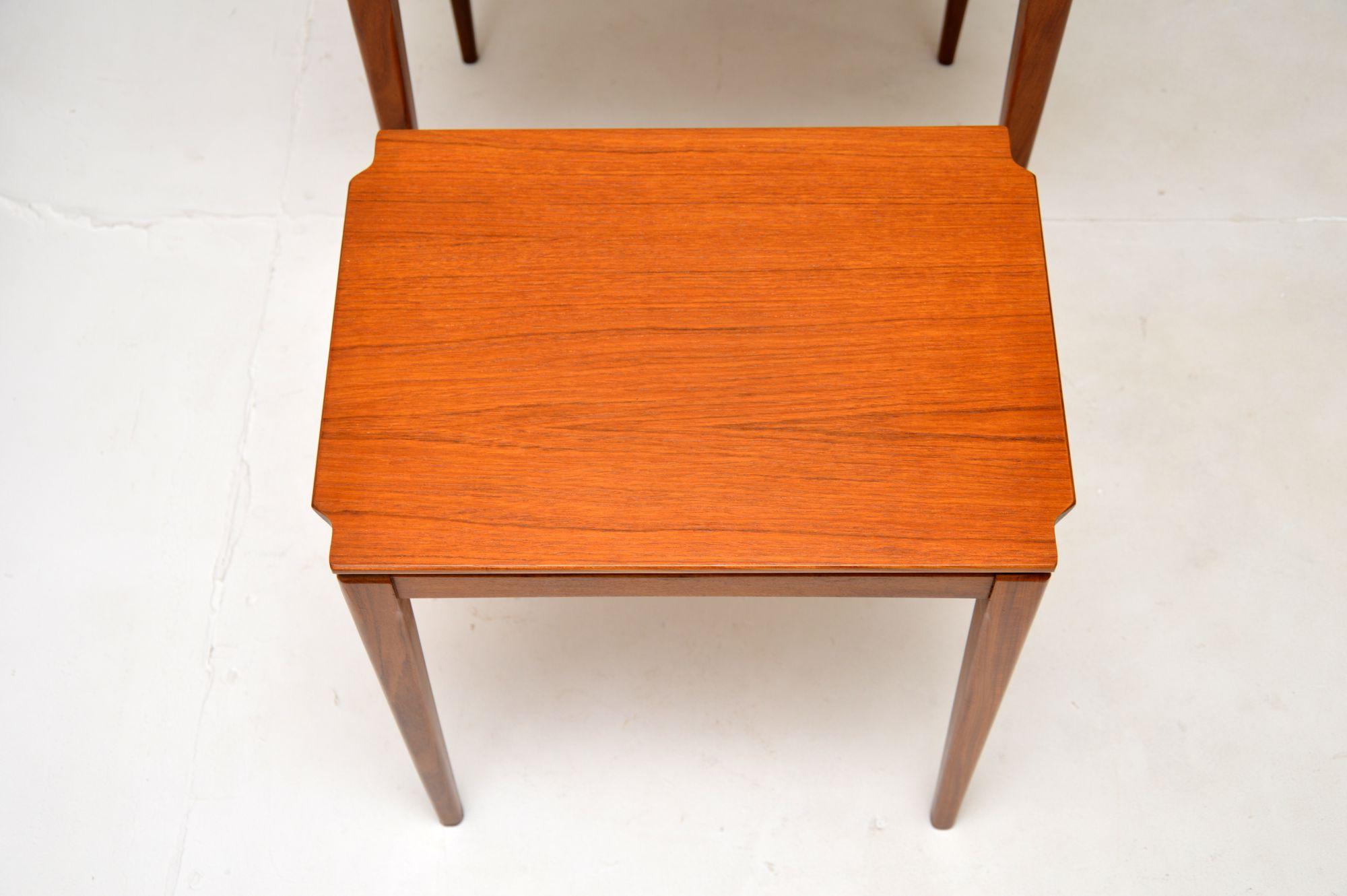 Vintage Teak Nest of Tables by Richard Hornby 3