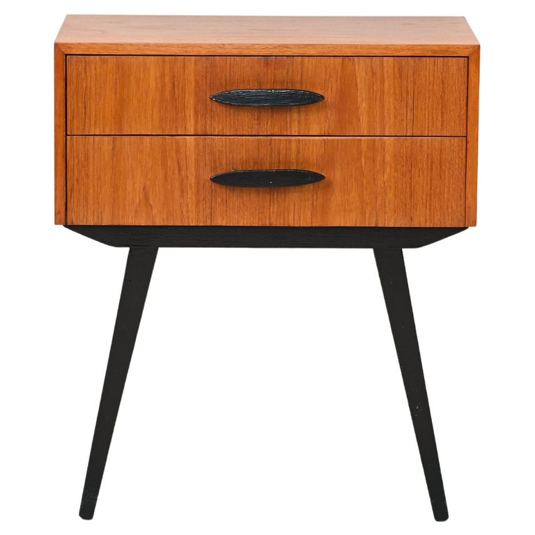 Vintage Teak Nightstand For Sale at 1stDibs