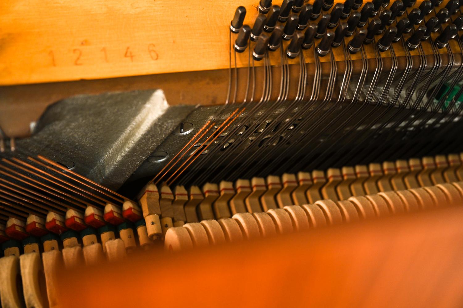 Vintage Teak Pianette by Louis Zwicki, 1960s 1