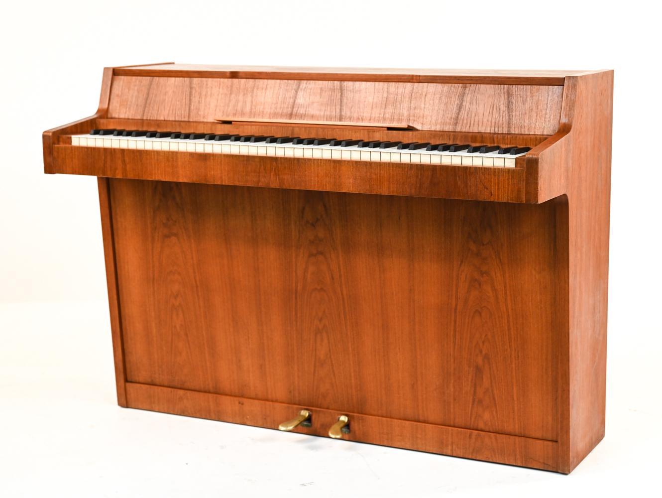 Vintage Teak Pianette by Louis Zwicki, 1960s 7