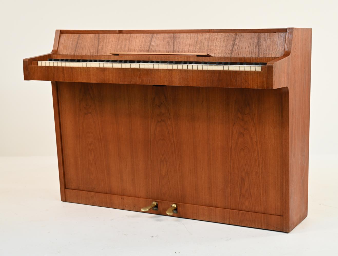 Vintage Teak Pianette by Louis Zwicki, 1960s 8