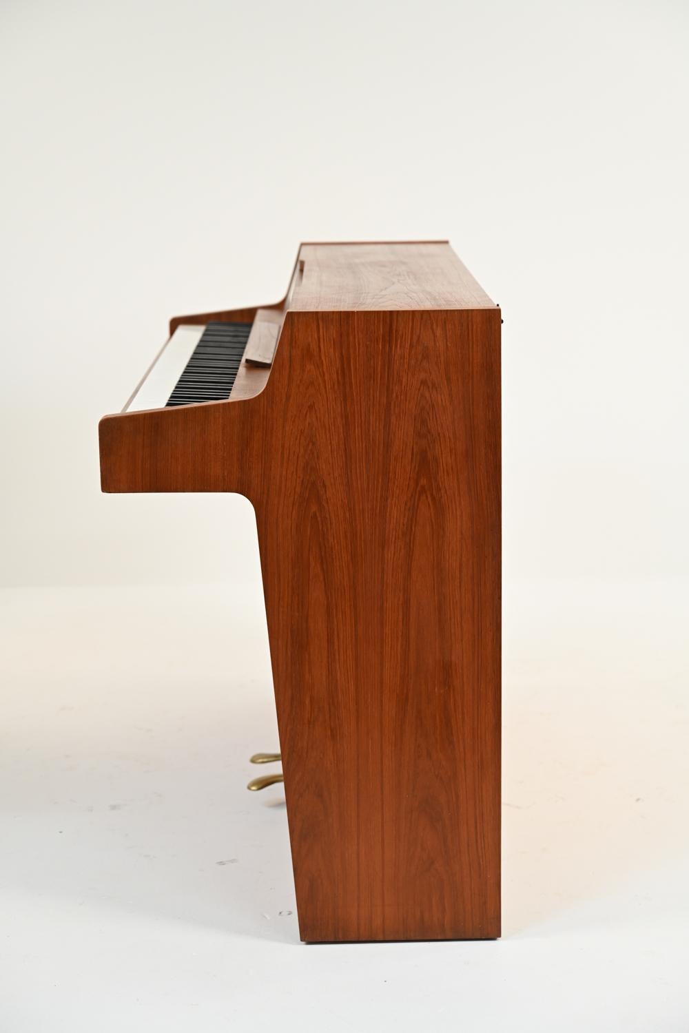 Vintage Teak Pianette by Louis Zwicki, 1960s 9