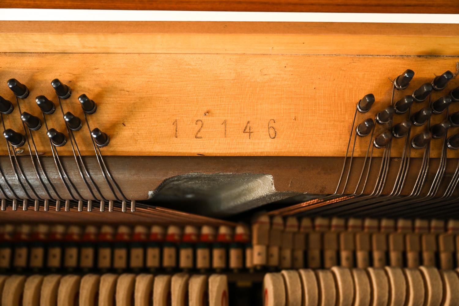 20th Century Vintage Teak Pianette by Louis Zwicki, 1960s