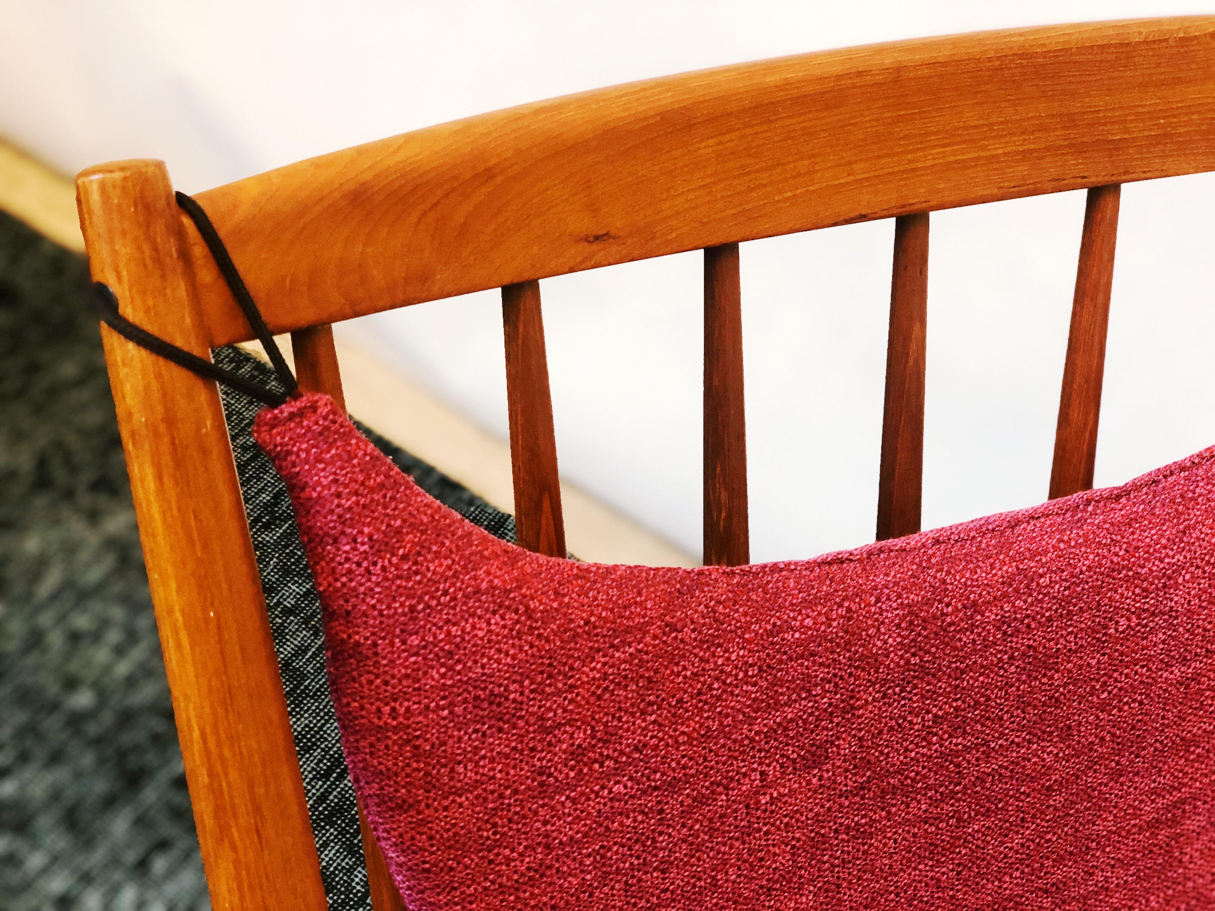 Vintage Teak Rocking Chair by Frank Reenskaug for Bramin Møbler, 1960s In Good Condition In San Antonio, TX
