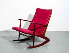 Vintage Teak Rocking Chair by Georg Jensen