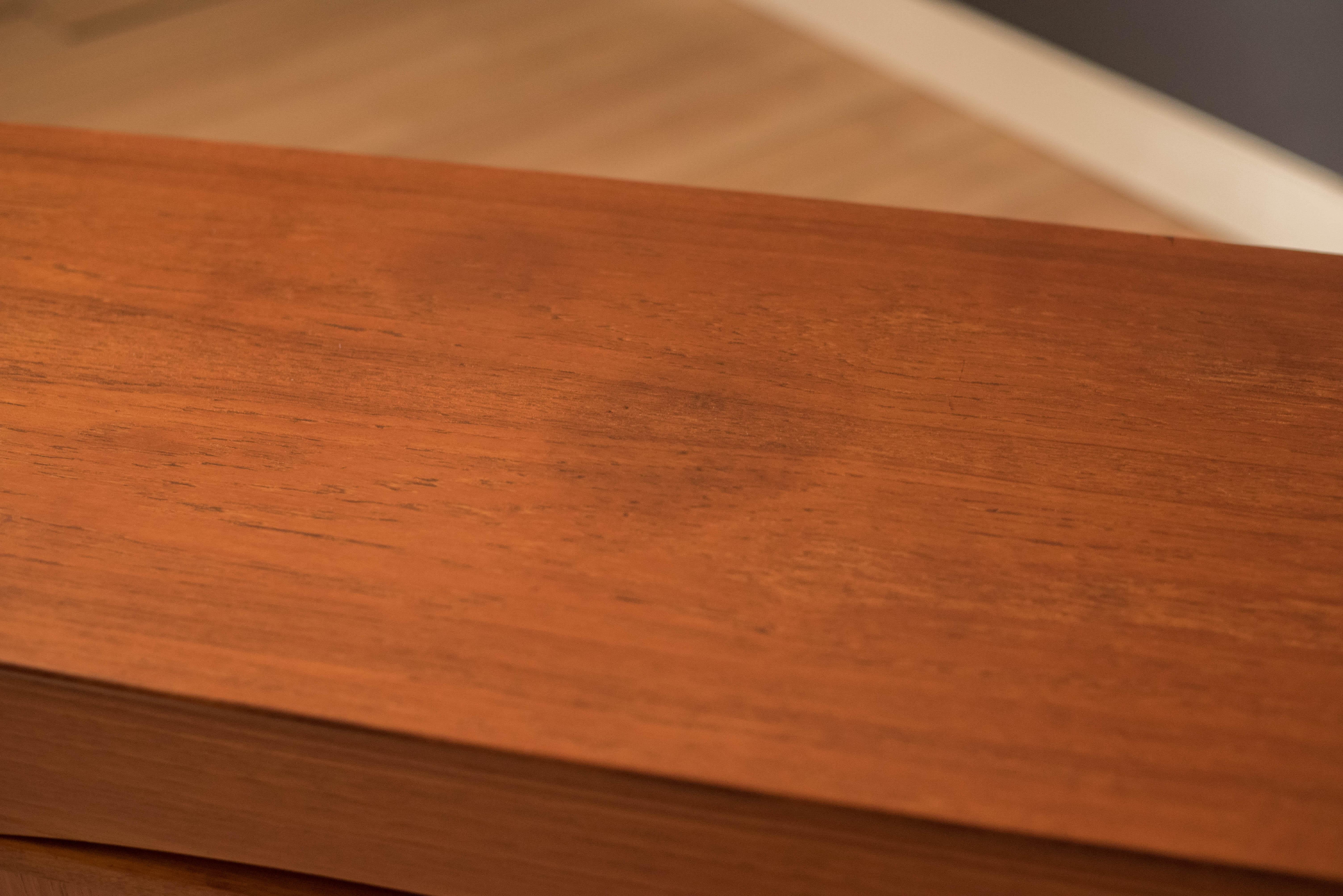 Vintage Teak Scandinavian Sideboard Credenza by Gustav Bahus 4