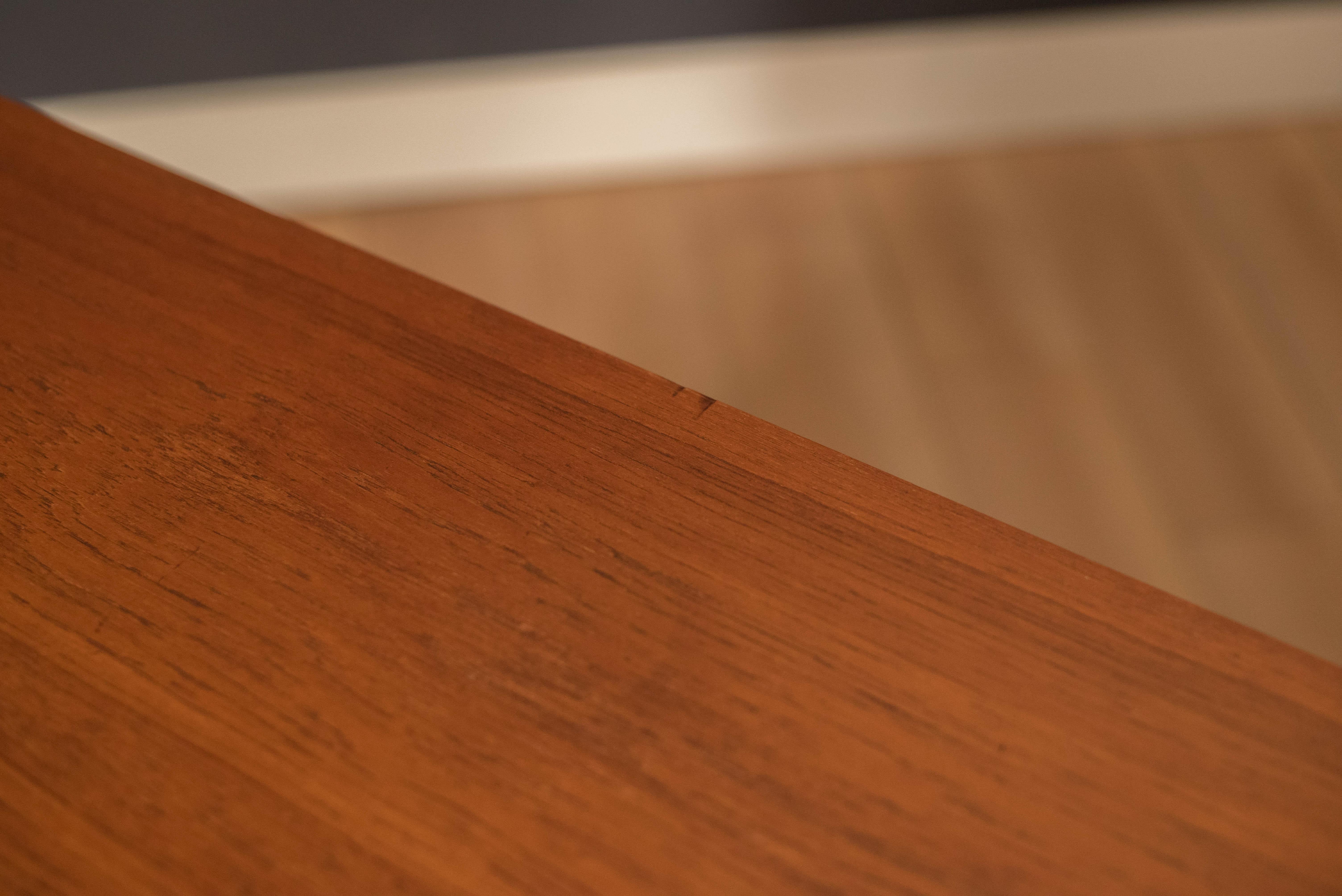 Vintage Teak Scandinavian Sideboard Credenza by Gustav Bahus 8