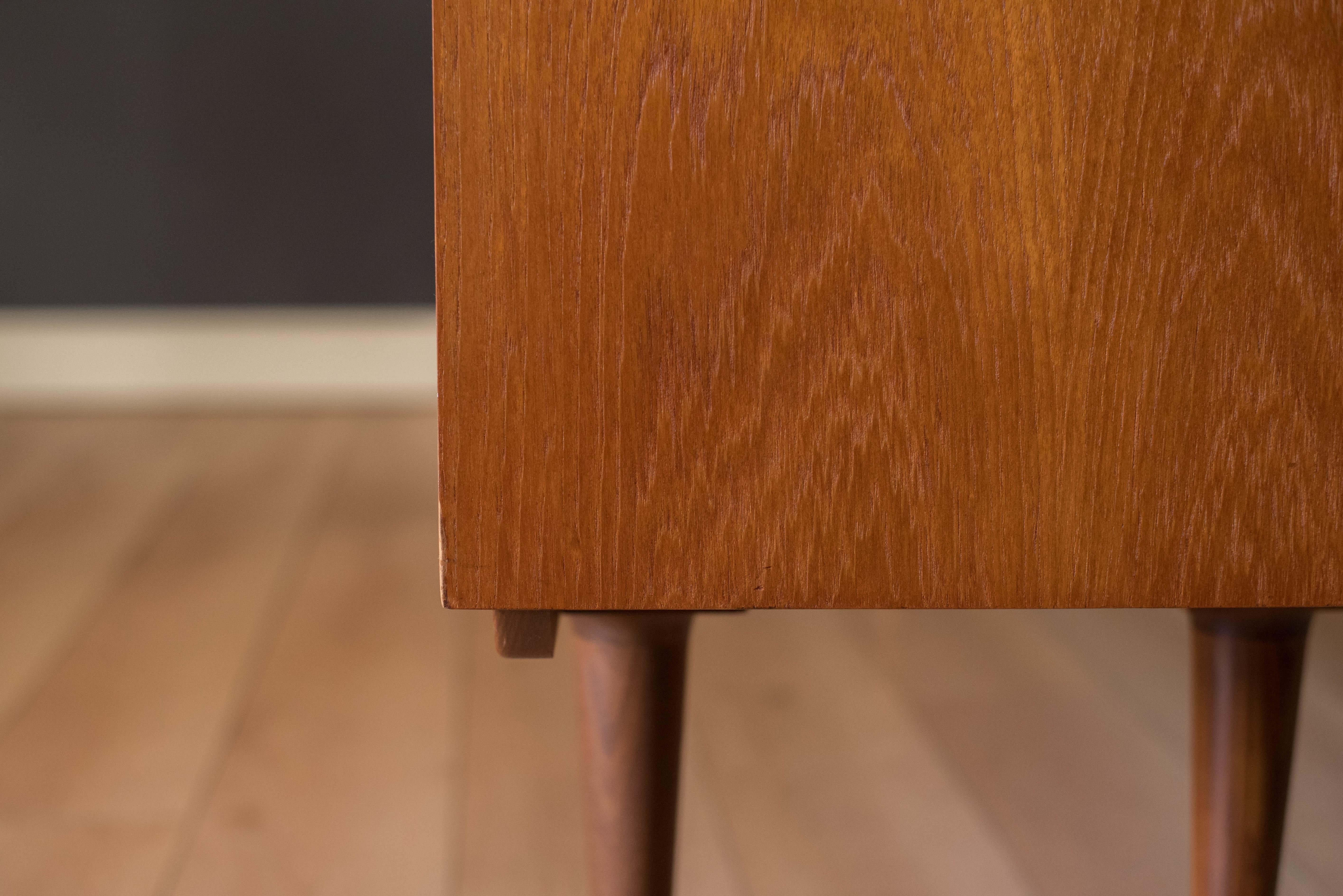 Vintage Teak Scandinavian Sideboard Credenza by Gustav Bahus 10