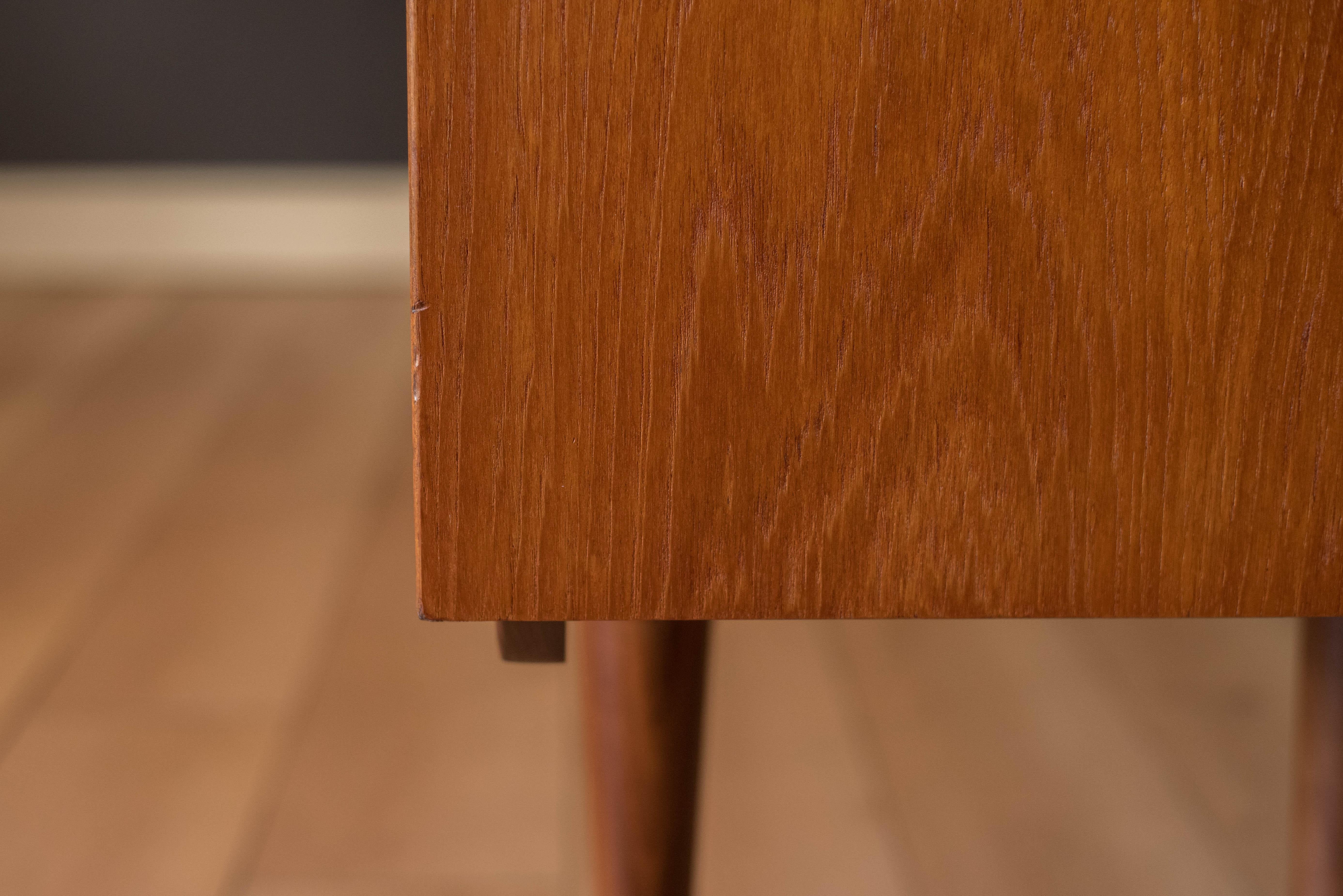 Vintage Teak Scandinavian Sideboard Credenza by Gustav Bahus 11