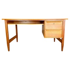 Vintage Teak Schreibtisch WK Möbel Midcentury danish design 1960