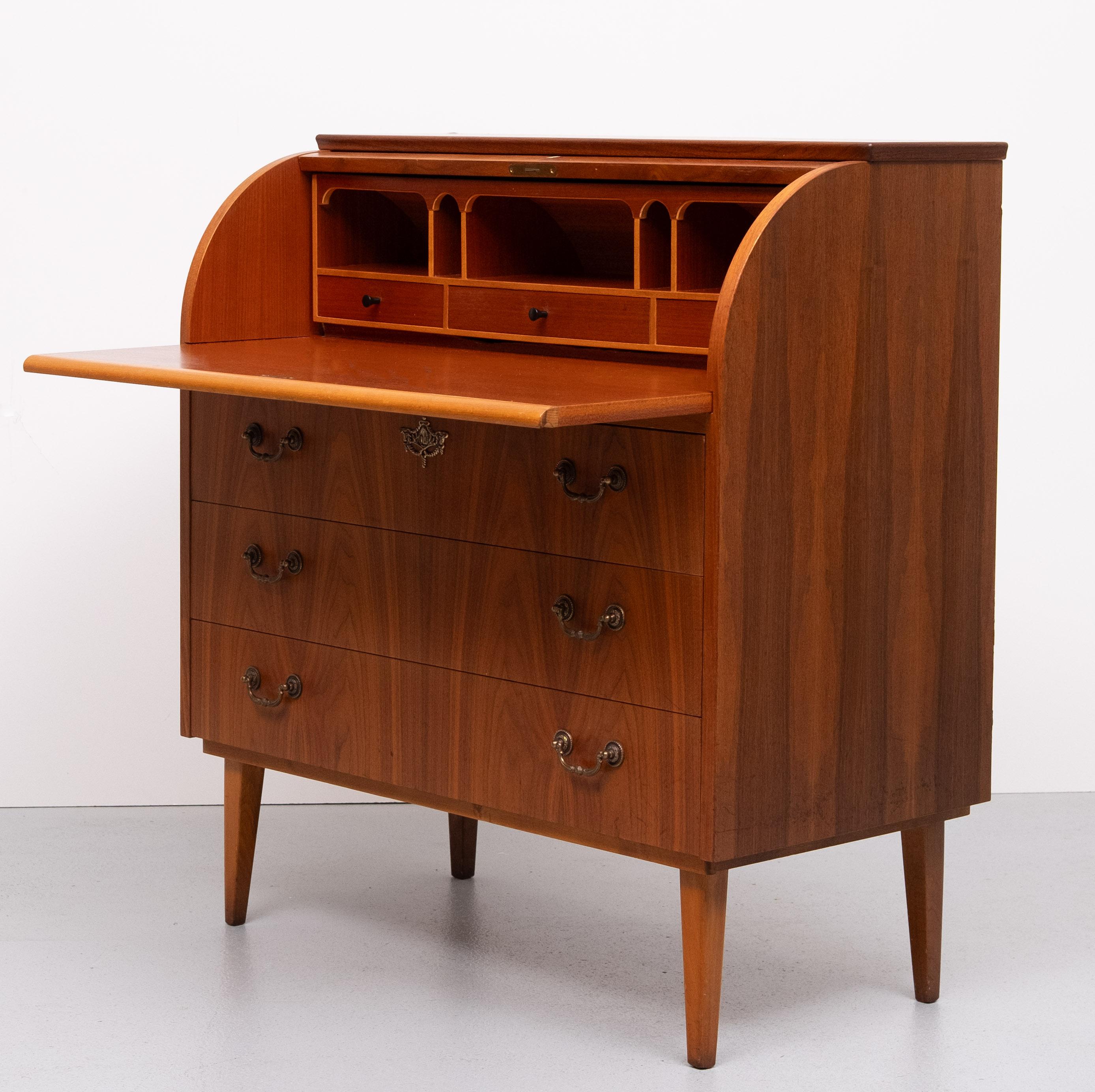 Secretaria vintage de teca Egon Ostergaard  1960 Suecia Sueco en venta