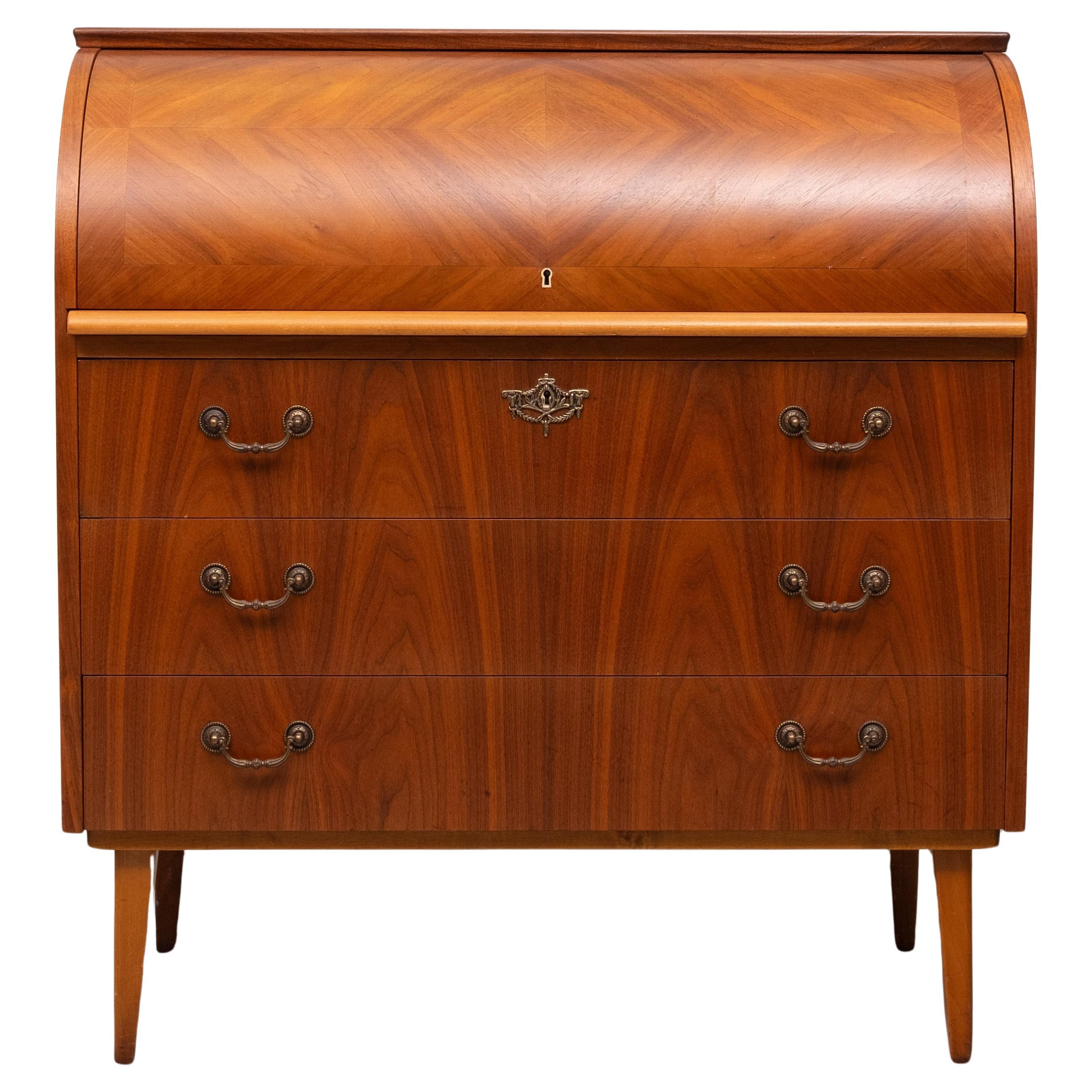 Secretaria vintage de teca Egon Ostergaard  1960 Suecia