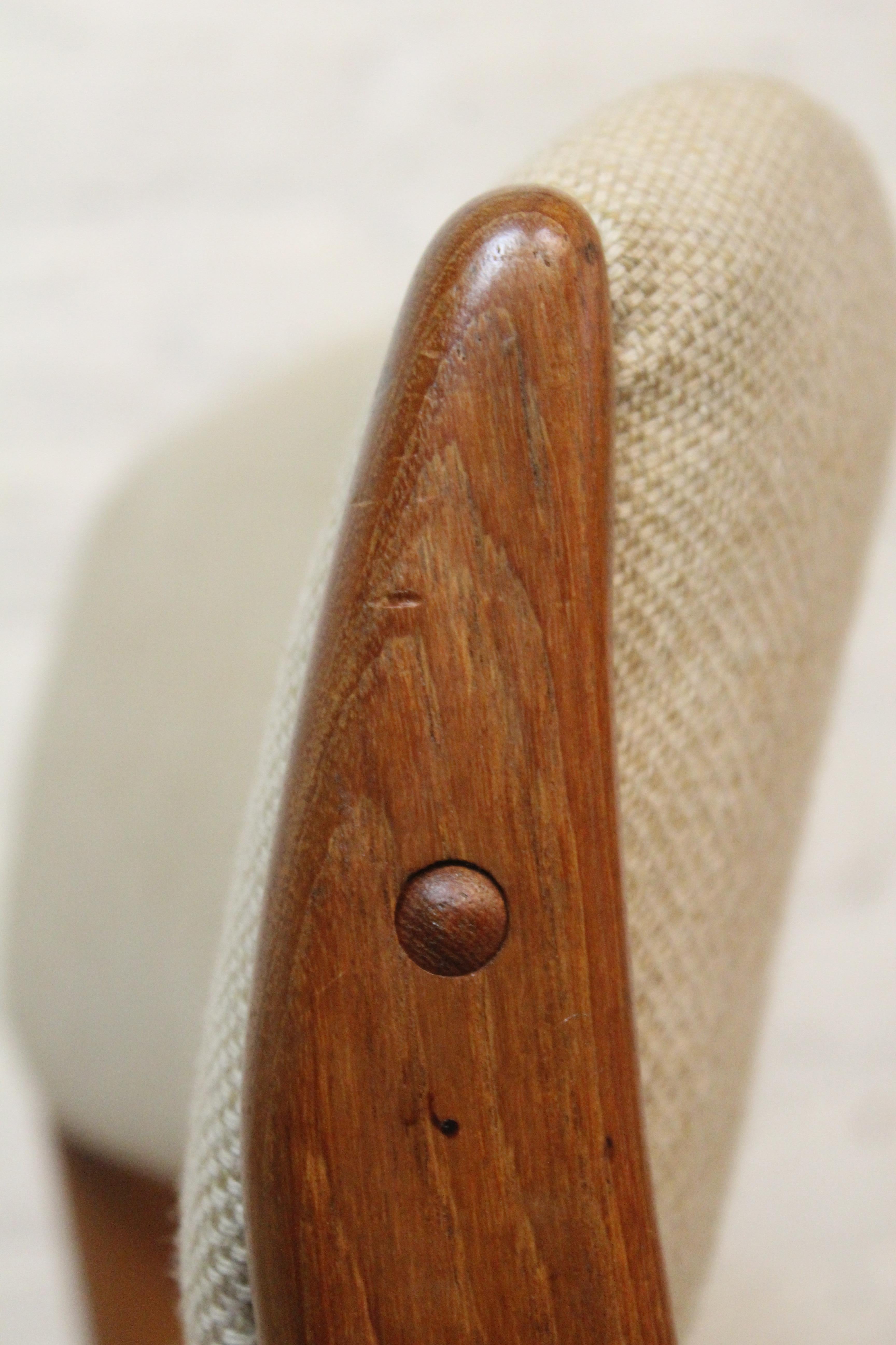 Vintage Teak Side Chairs by Benny Linden For Sale 3