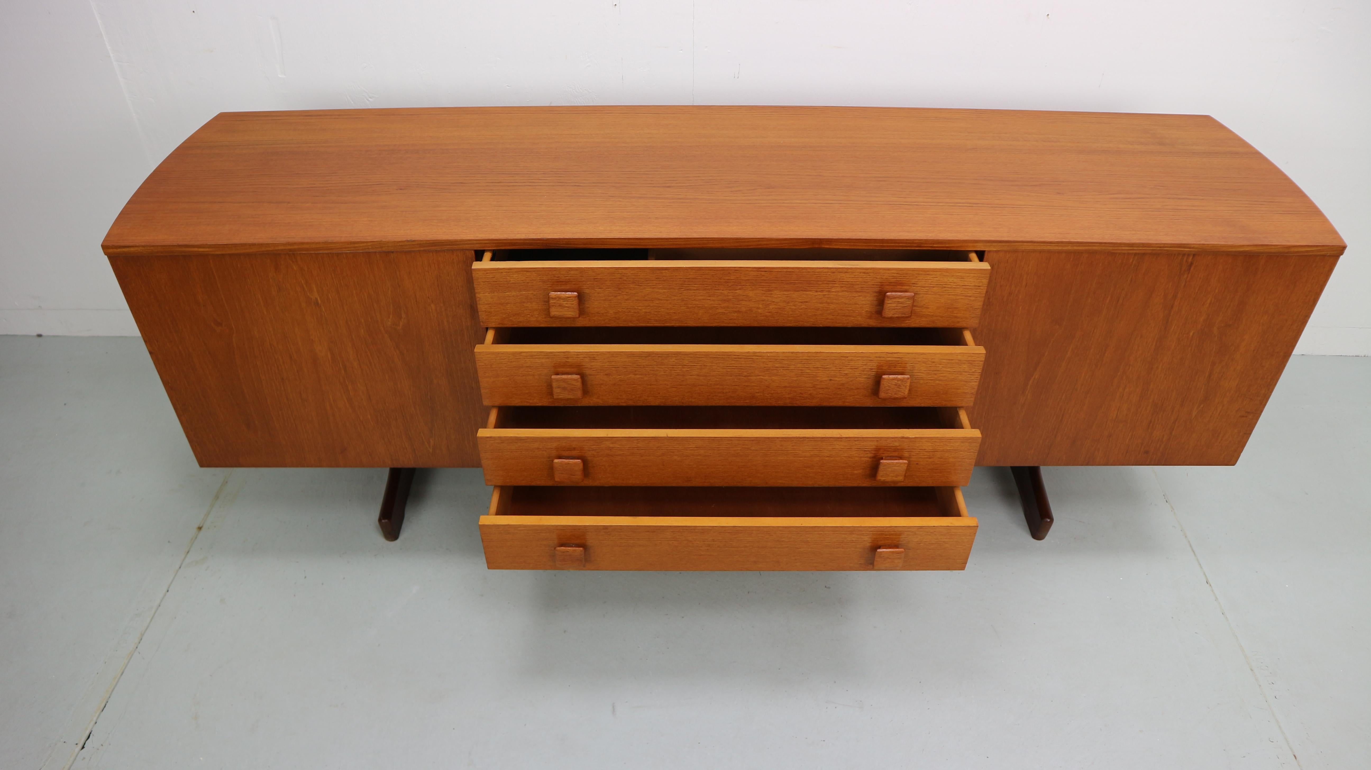 Vintage Teak Sideboard, 1960s In Good Condition In The Hague, NL
