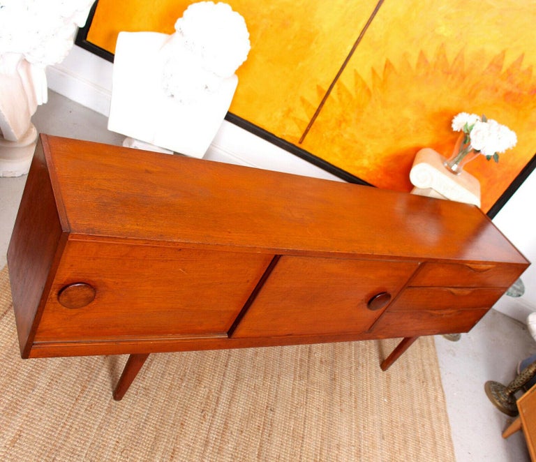 Vintage Teak Sideboard Credenza Retro MCM For Sale at 1stDibs mcm