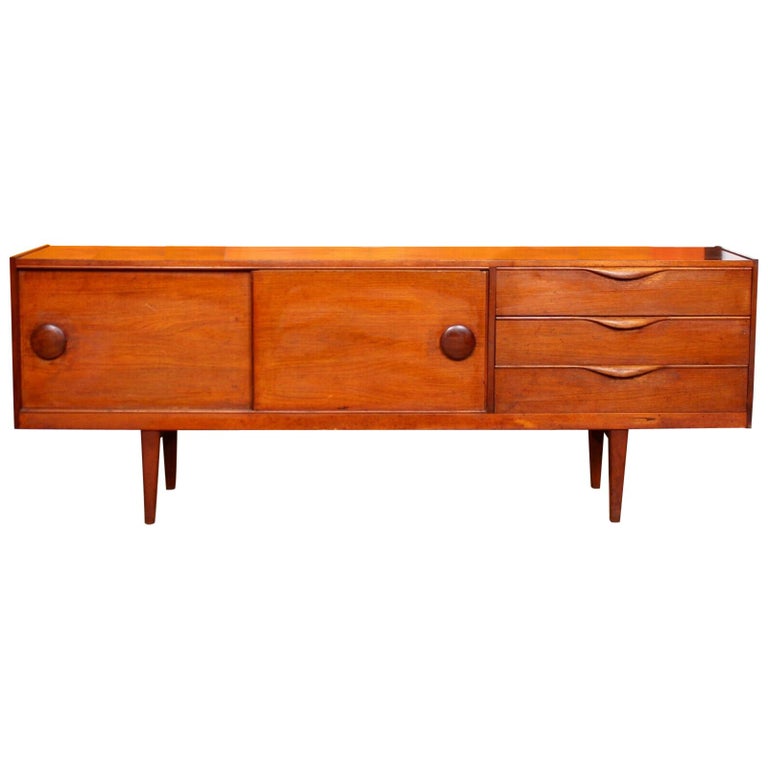 Vintage Teak Sideboard Credenza Retro MCM For Sale at 1stDibs mcm