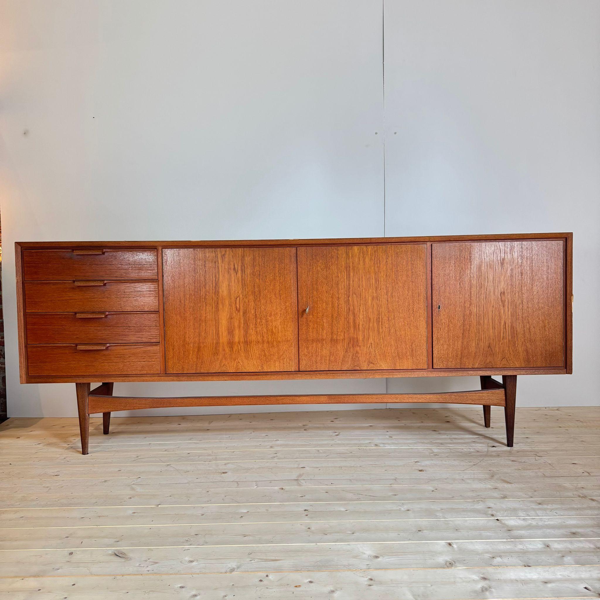 Danish Vintage teak sideboard, Denmark 1960 For Sale