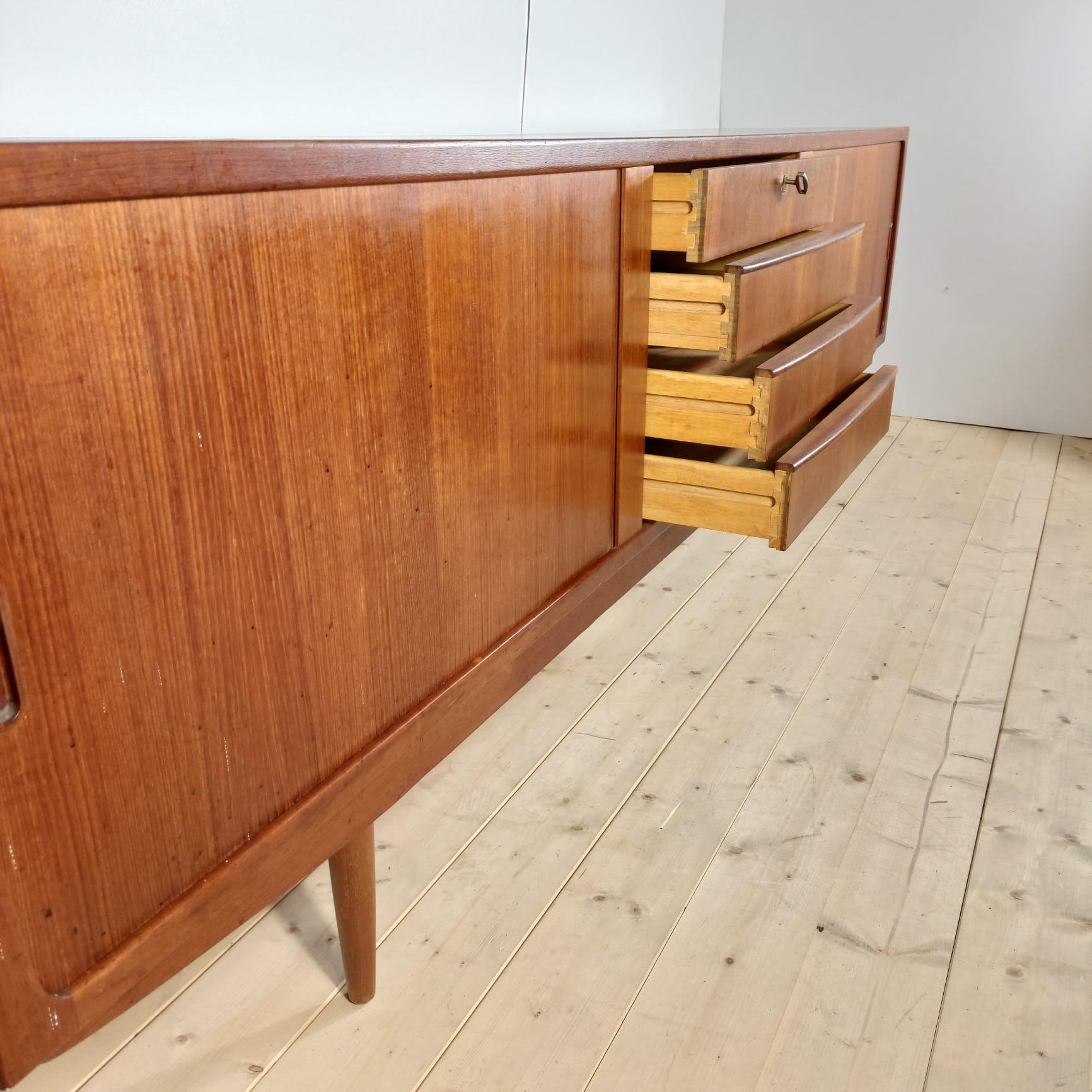 Danish Vintage teak sideboard, Denmark 1960s For Sale