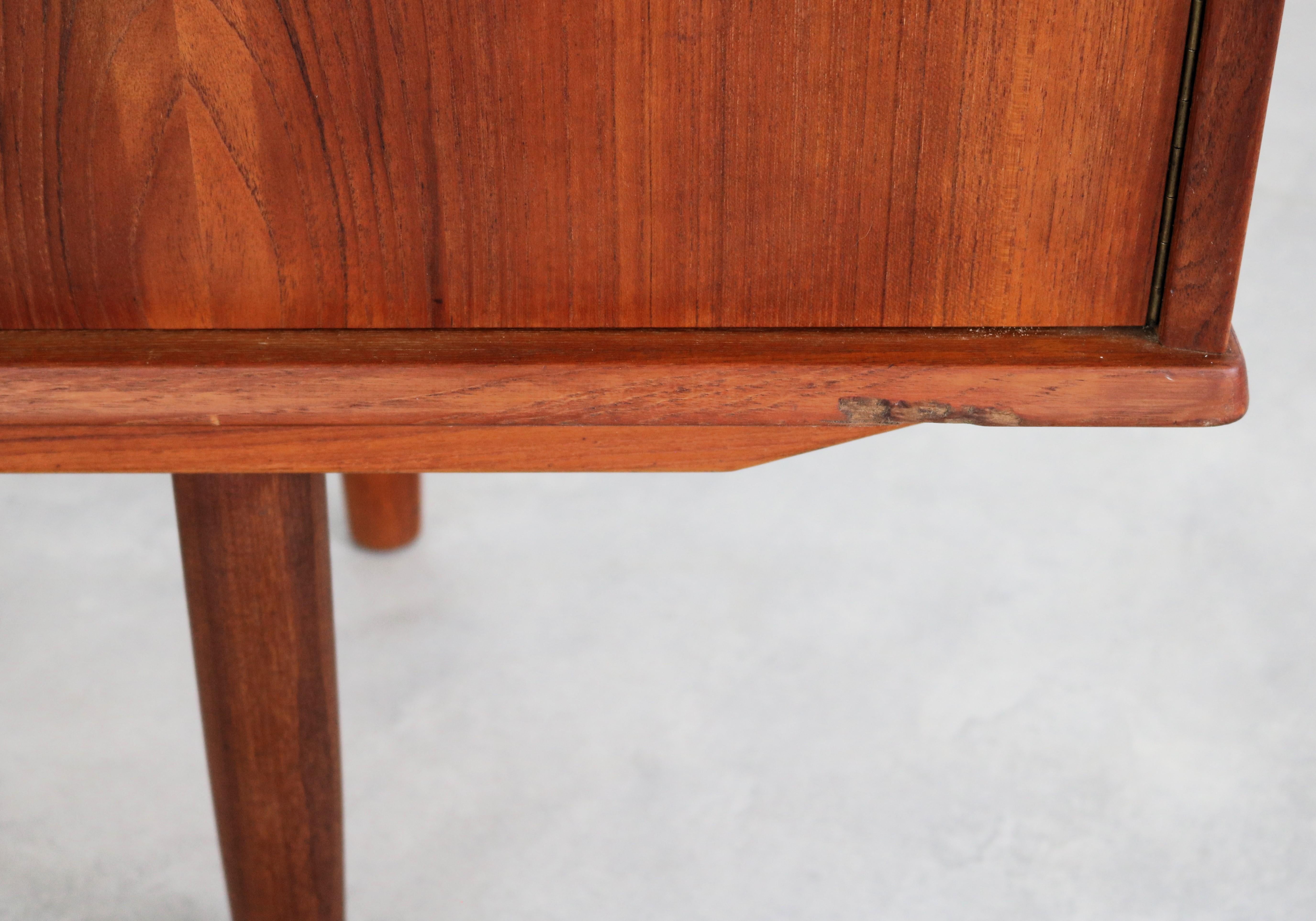 credenza in teak vintage  cassettiera  60s  Svedese in vendita 2