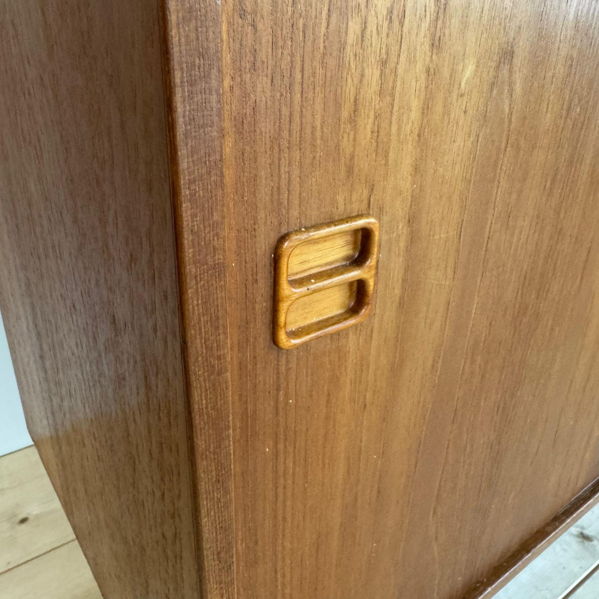 Mid-20th Century Vintage teak sideboard from Denmark 1960 in vendita