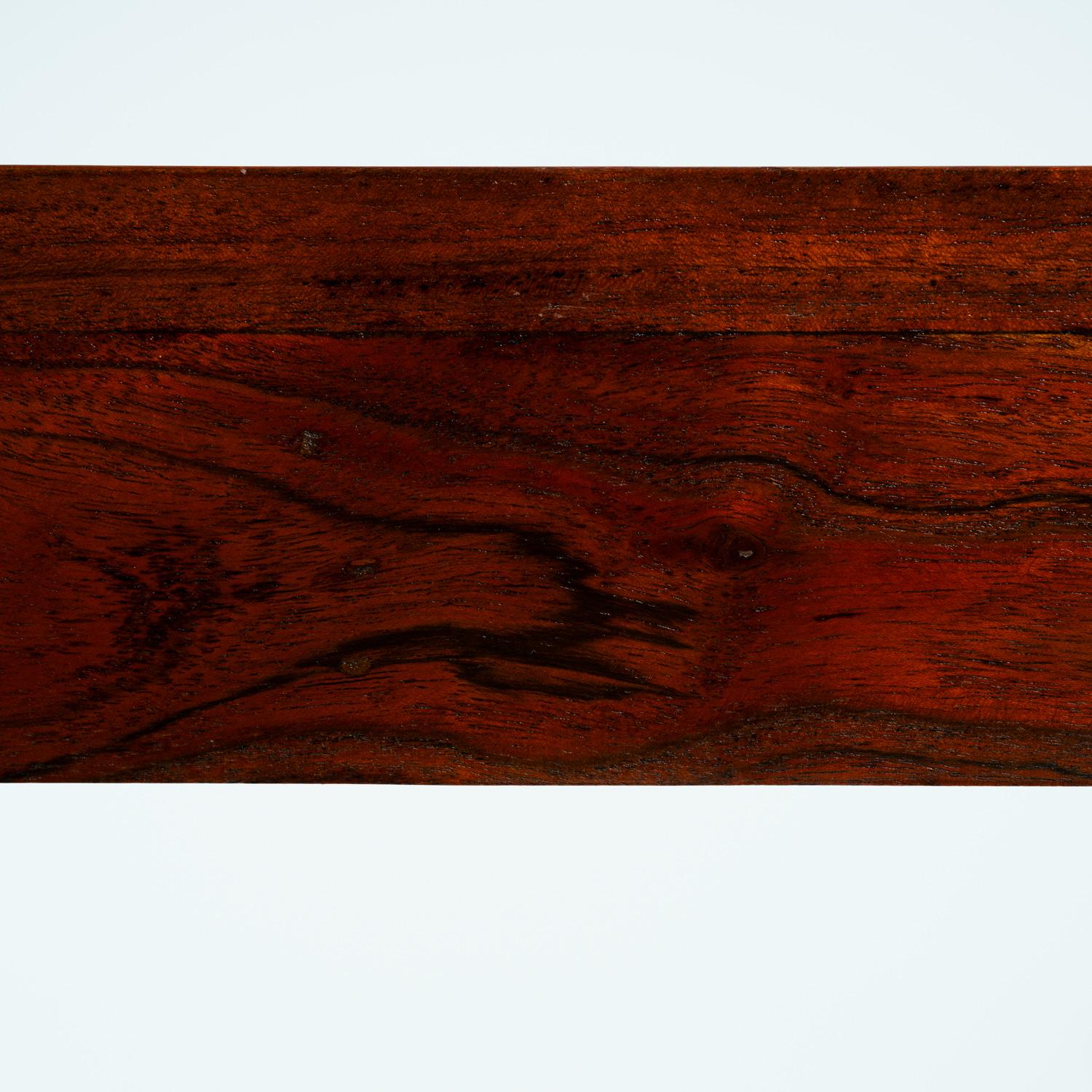 Table d'appoint extensible en teck vintage en vente 11