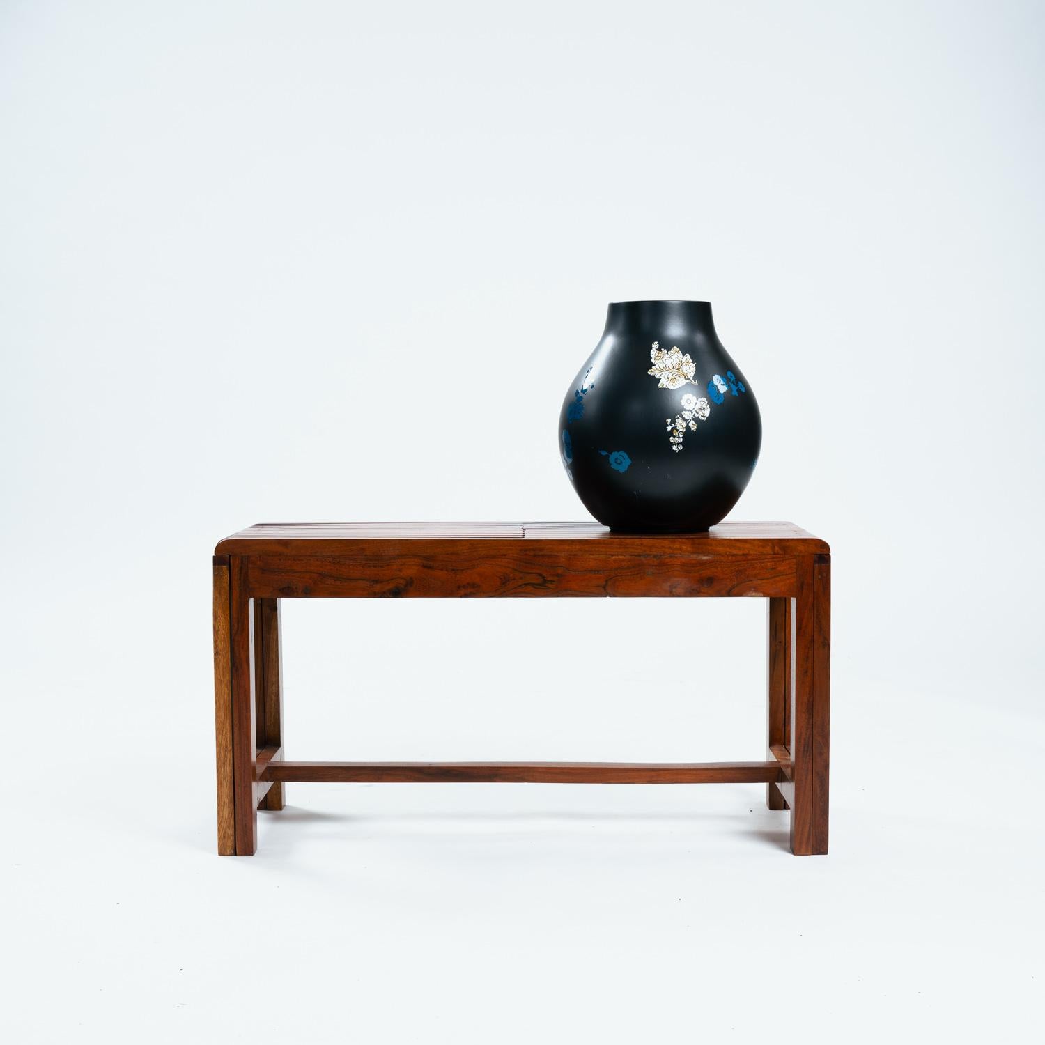 Table d'appoint extensible en teck vintage Excellent état - En vente à Zevenaar, NL