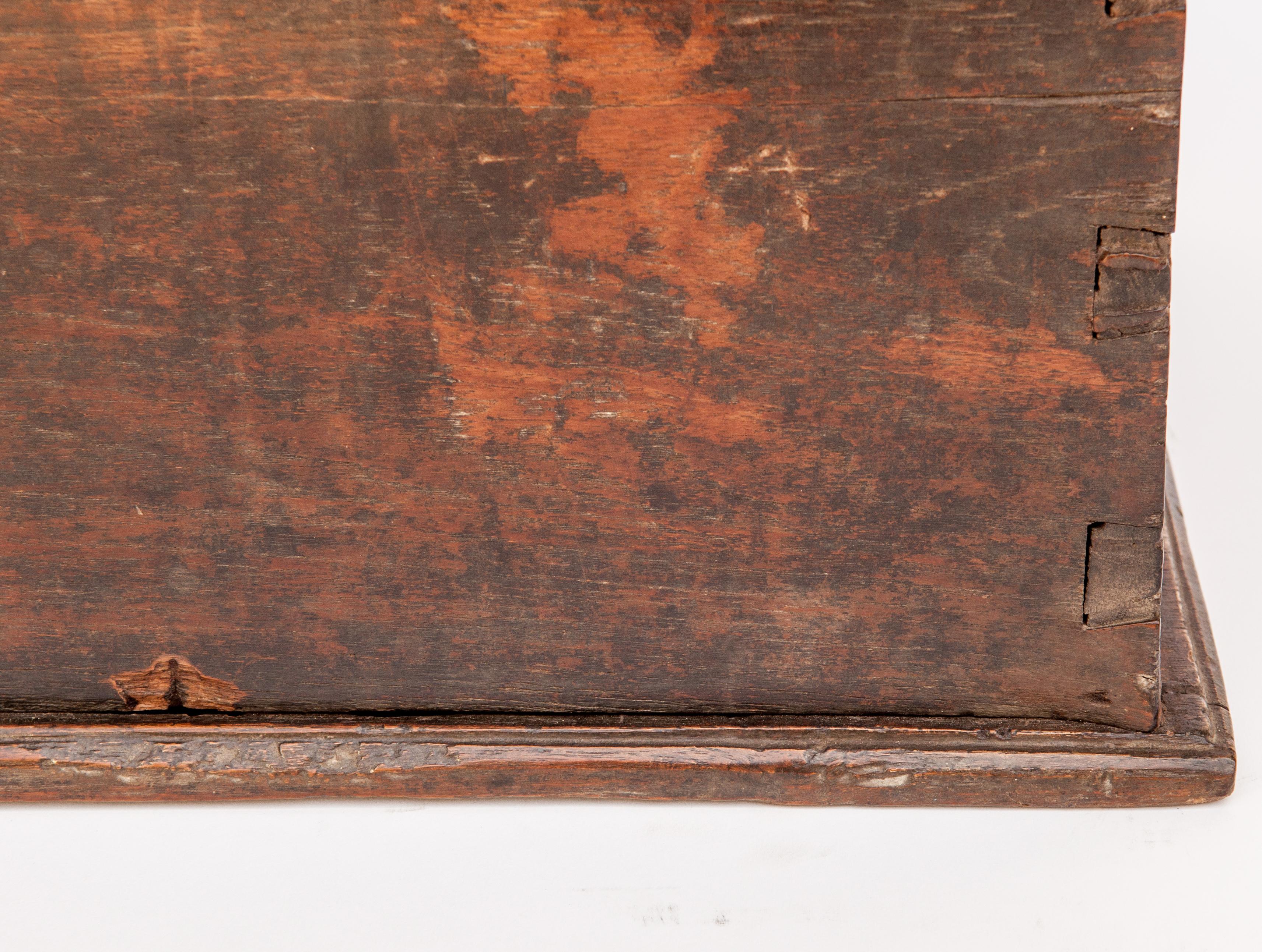 Country Vintage Teak Storage Chest from Java, Mid-20th Century