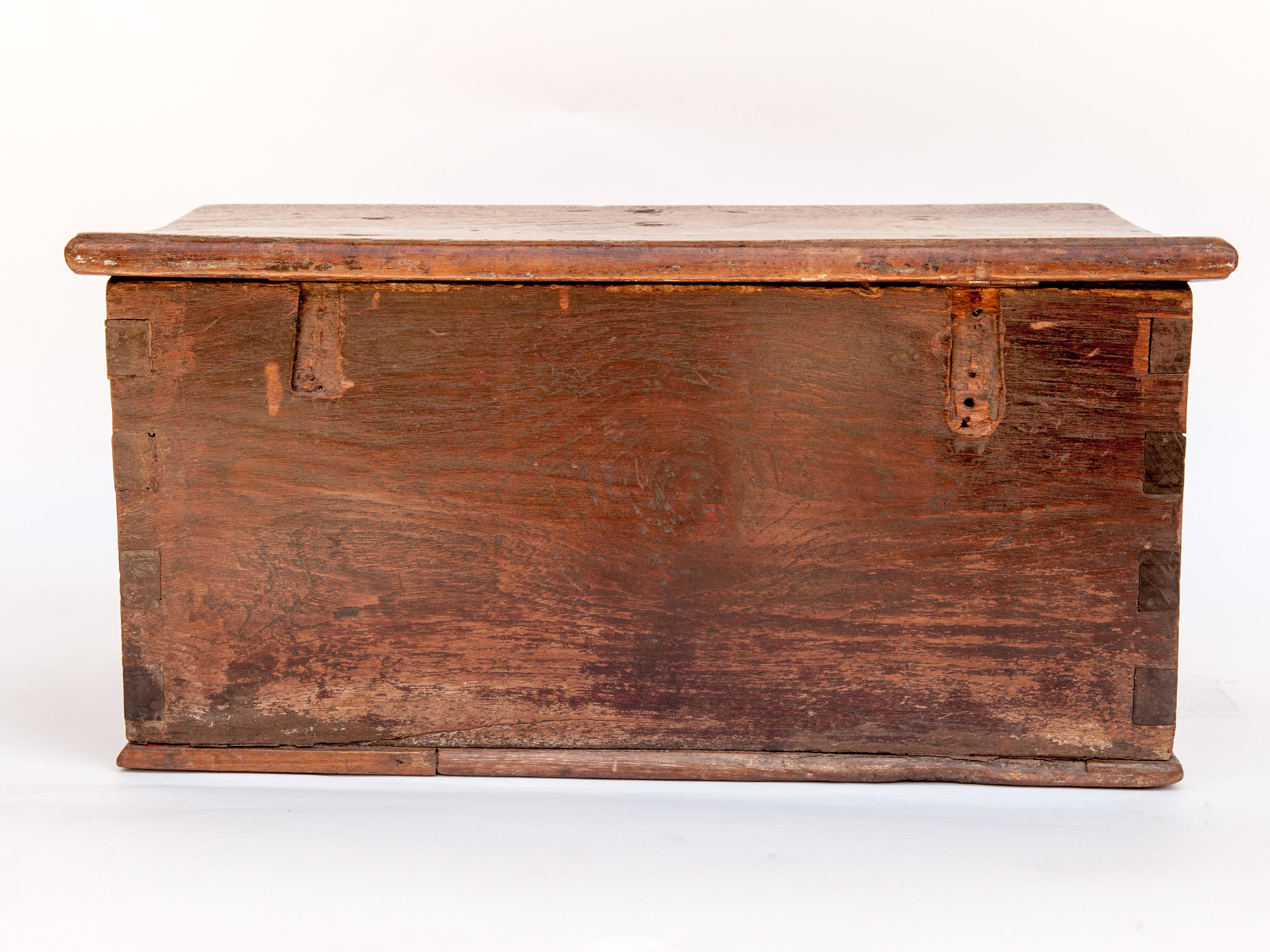 Vintage Teak Storage Chest from Java, Mid-20th Century 6