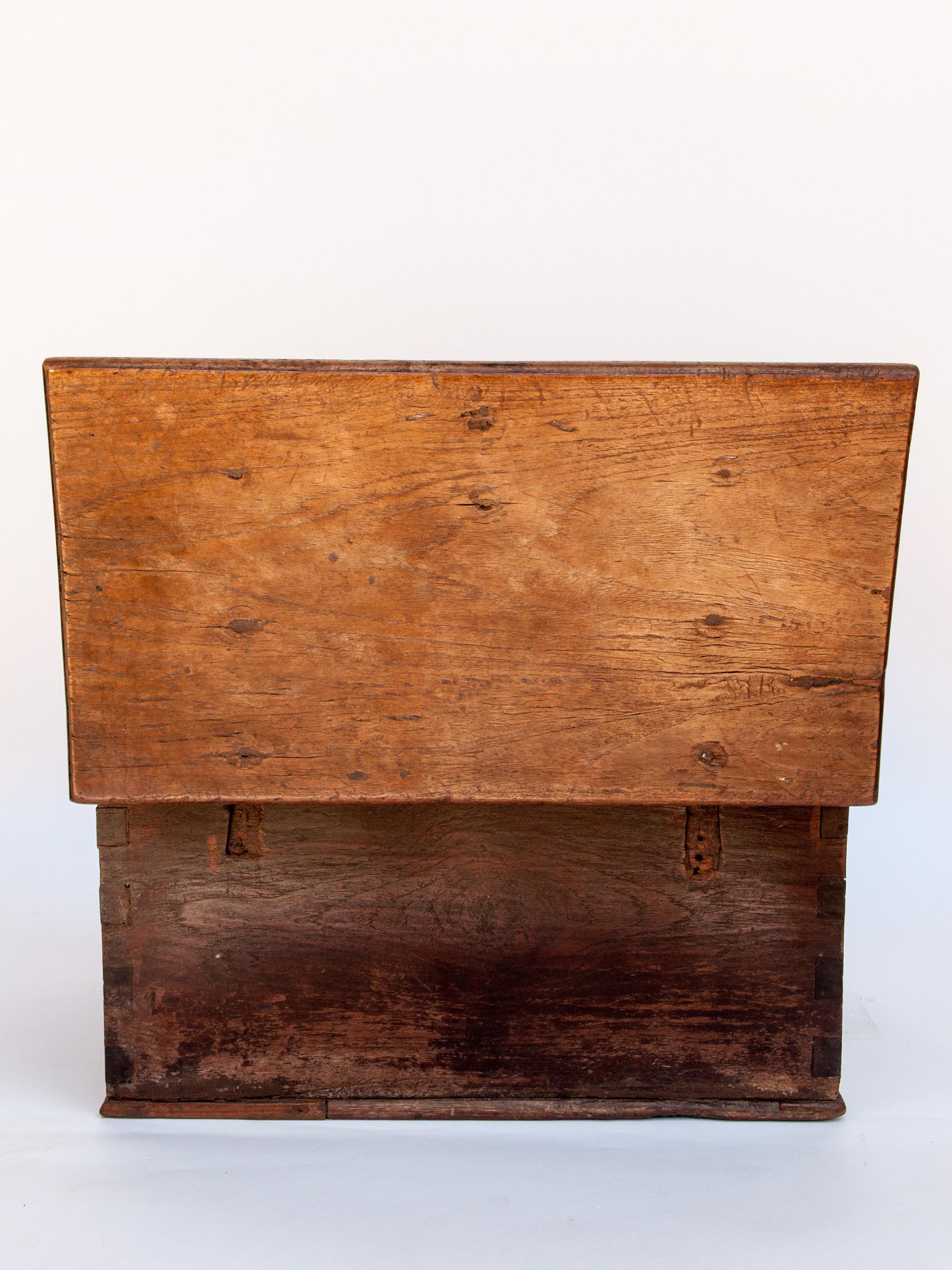 Vintage Teak Storage Chest from Java, Mid-20th Century 7
