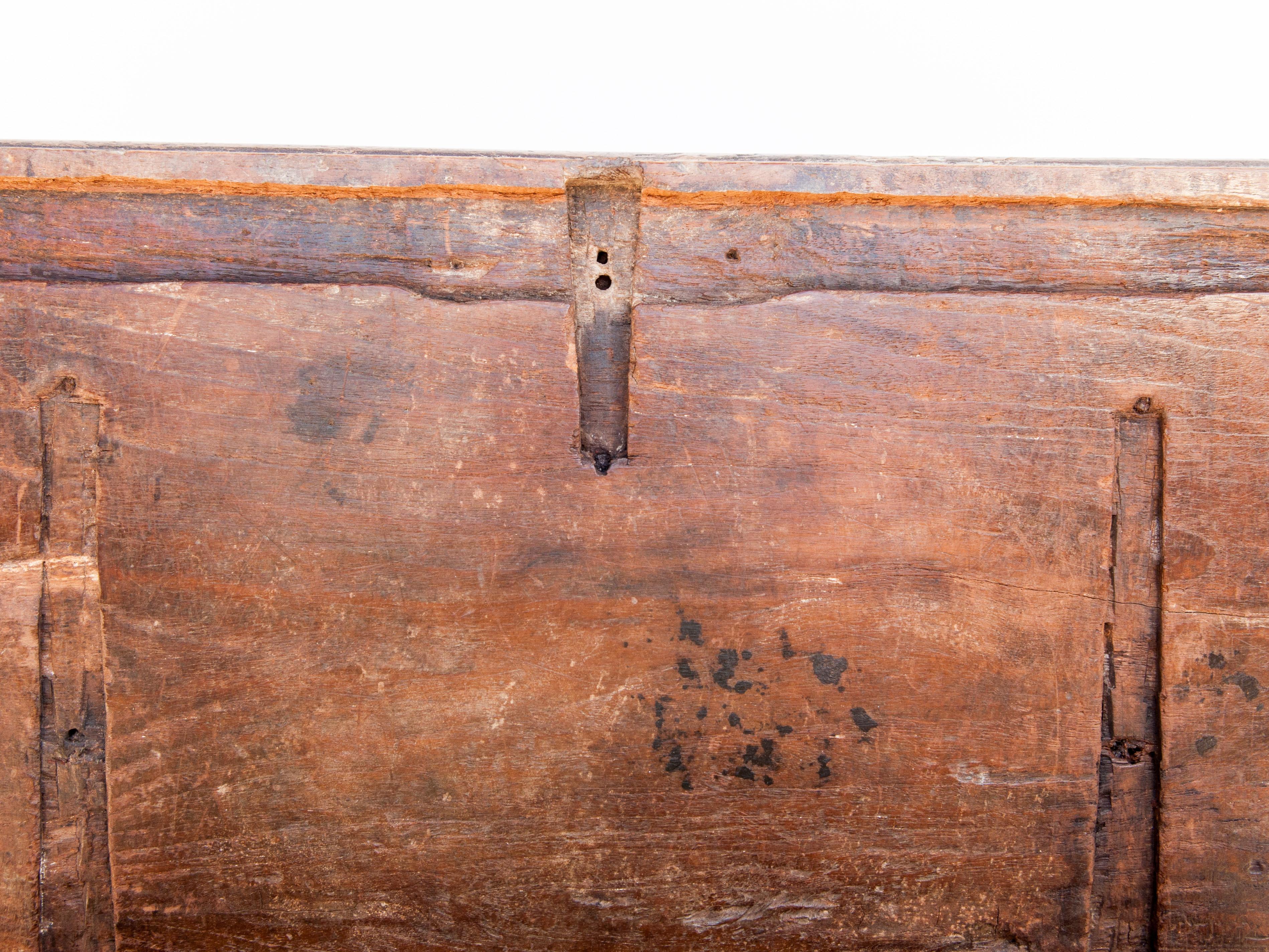 Vintage Teak Storage Chest from Java, Mid-20th Century 9