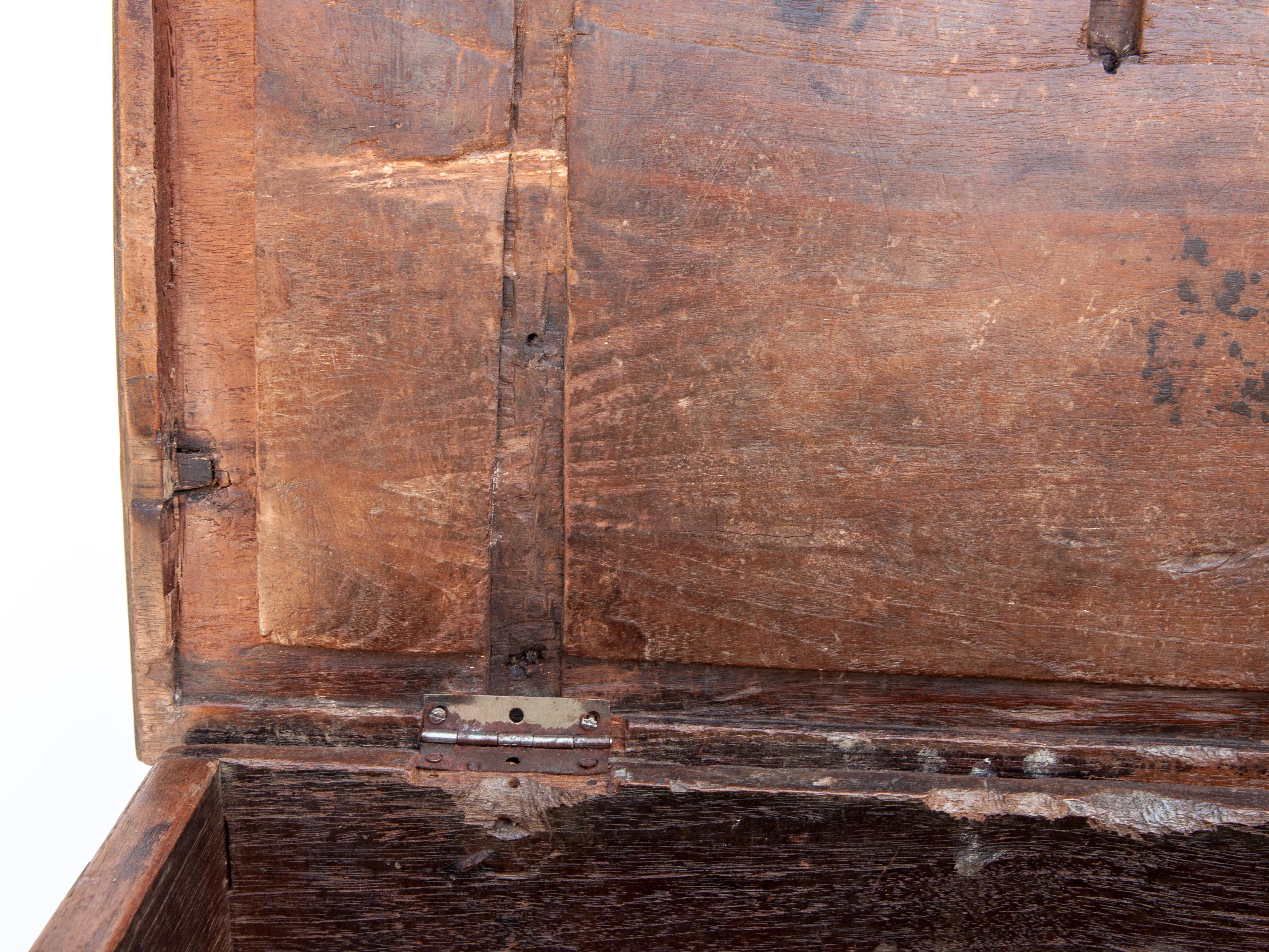Vintage Teak Storage Chest from Java, Mid-20th Century 10