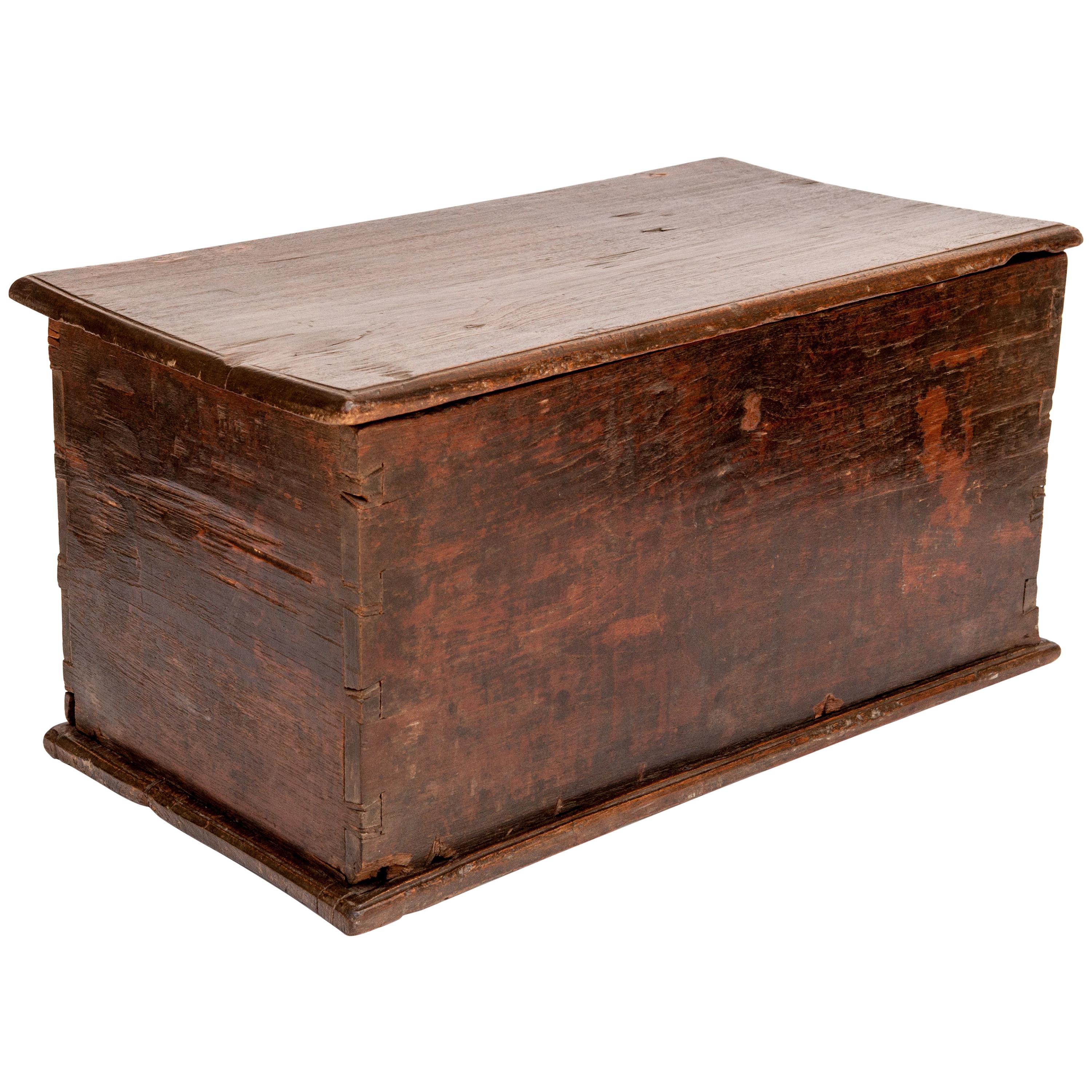 Vintage Teak Storage Chest from Java, Mid-20th Century