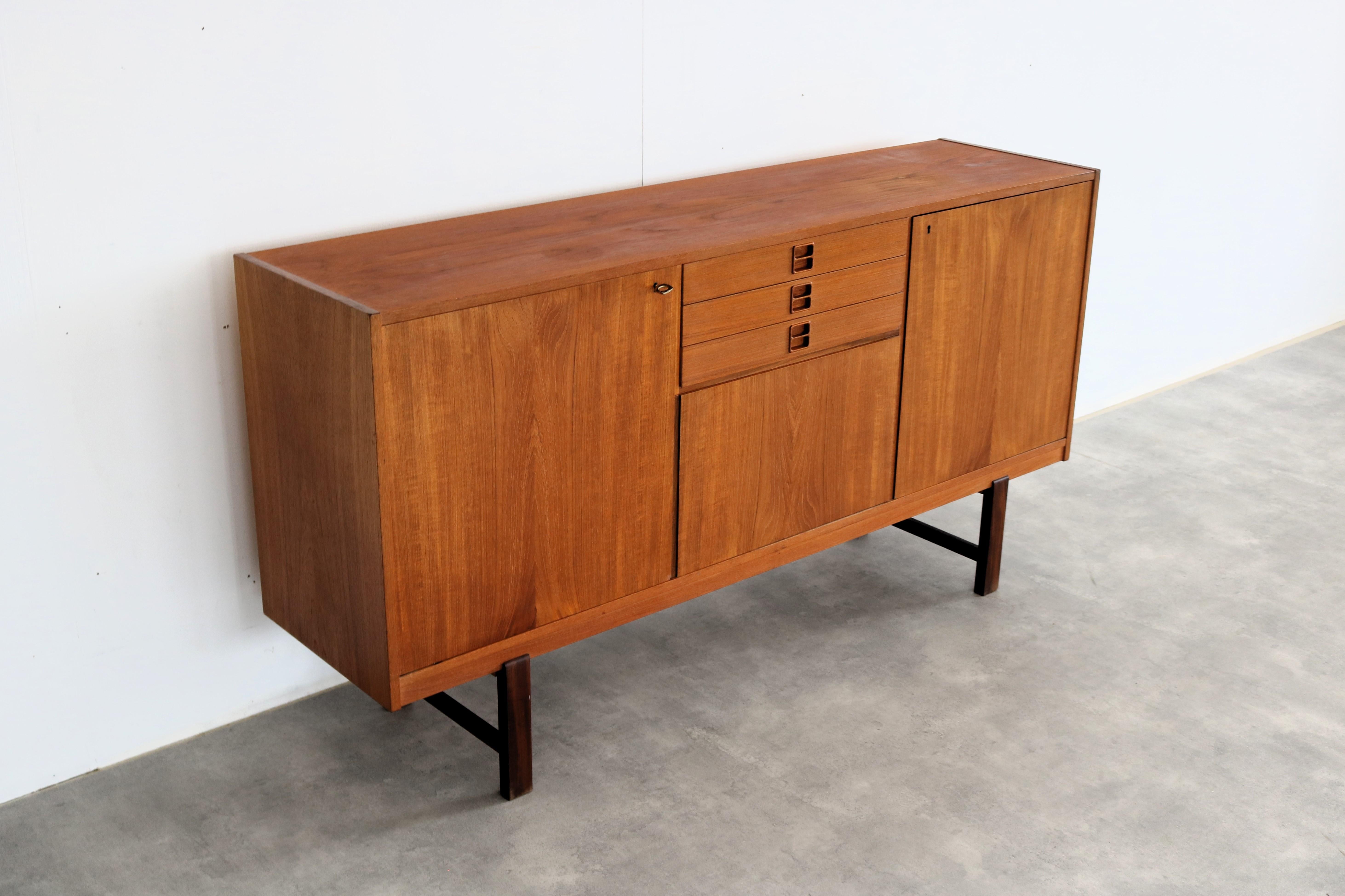 vintage teak swedish sideboard For Sale 5