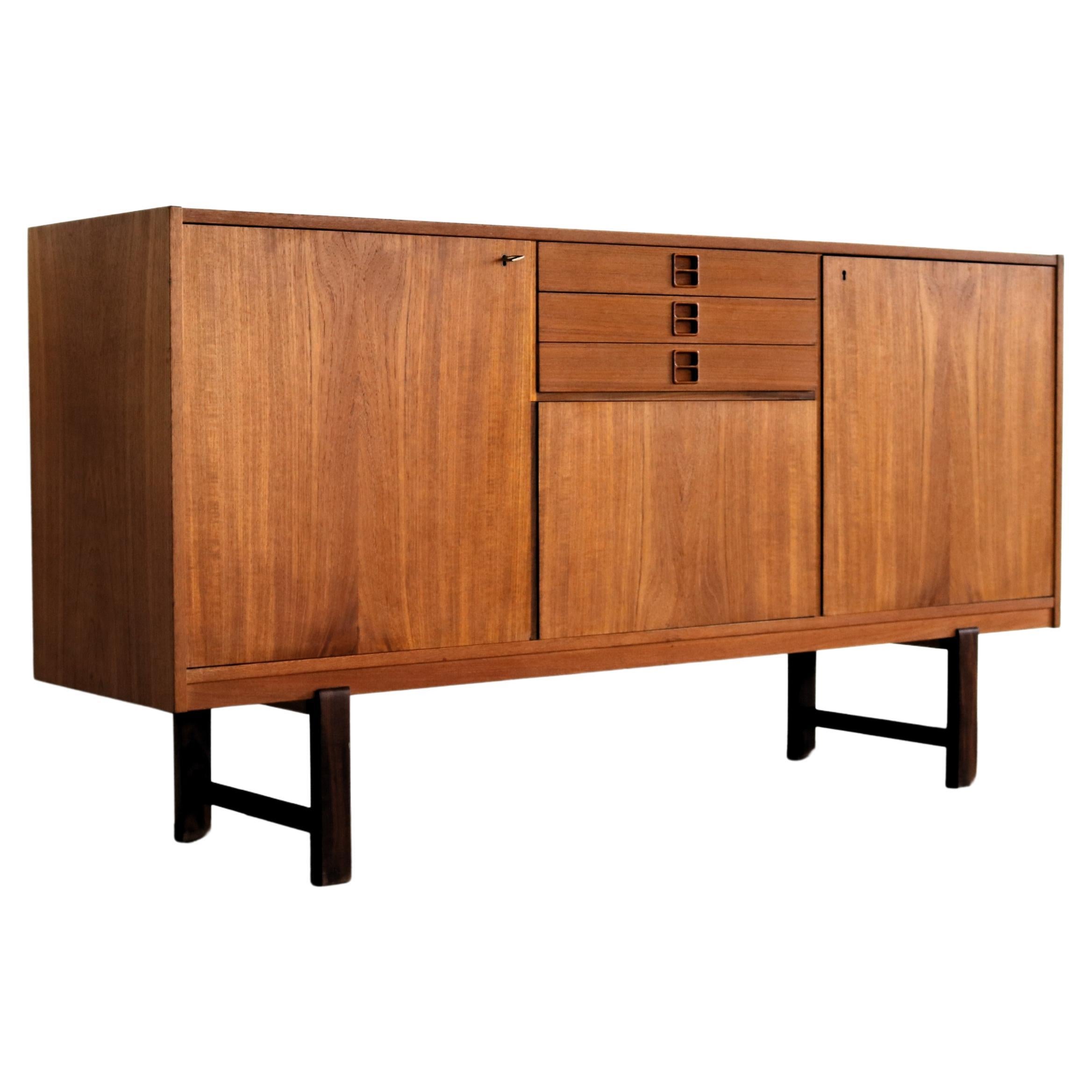 vintage teak schwedisches sideboard