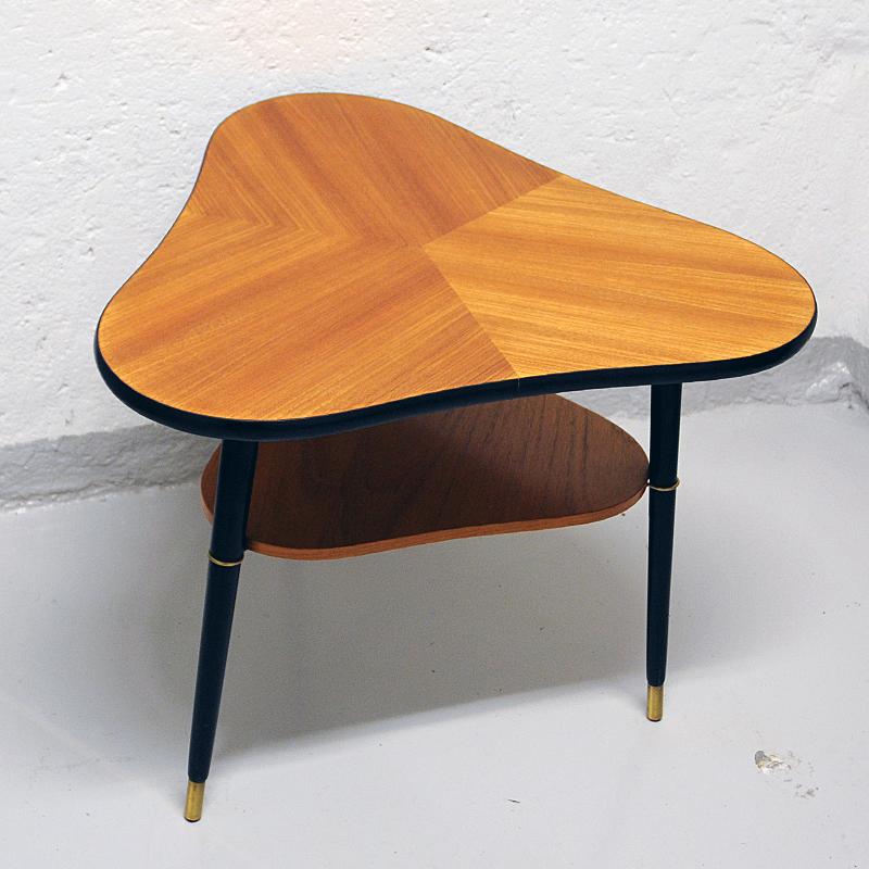 Vintage teak table by Bröderna Miller, Bankeryd Sweden 1960s In Good Condition For Sale In Stockholm, SE