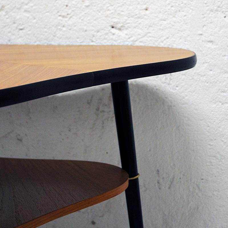 Vintage teak table by Bröderna Miller, Bankeryd Sweden 1960s For Sale 1