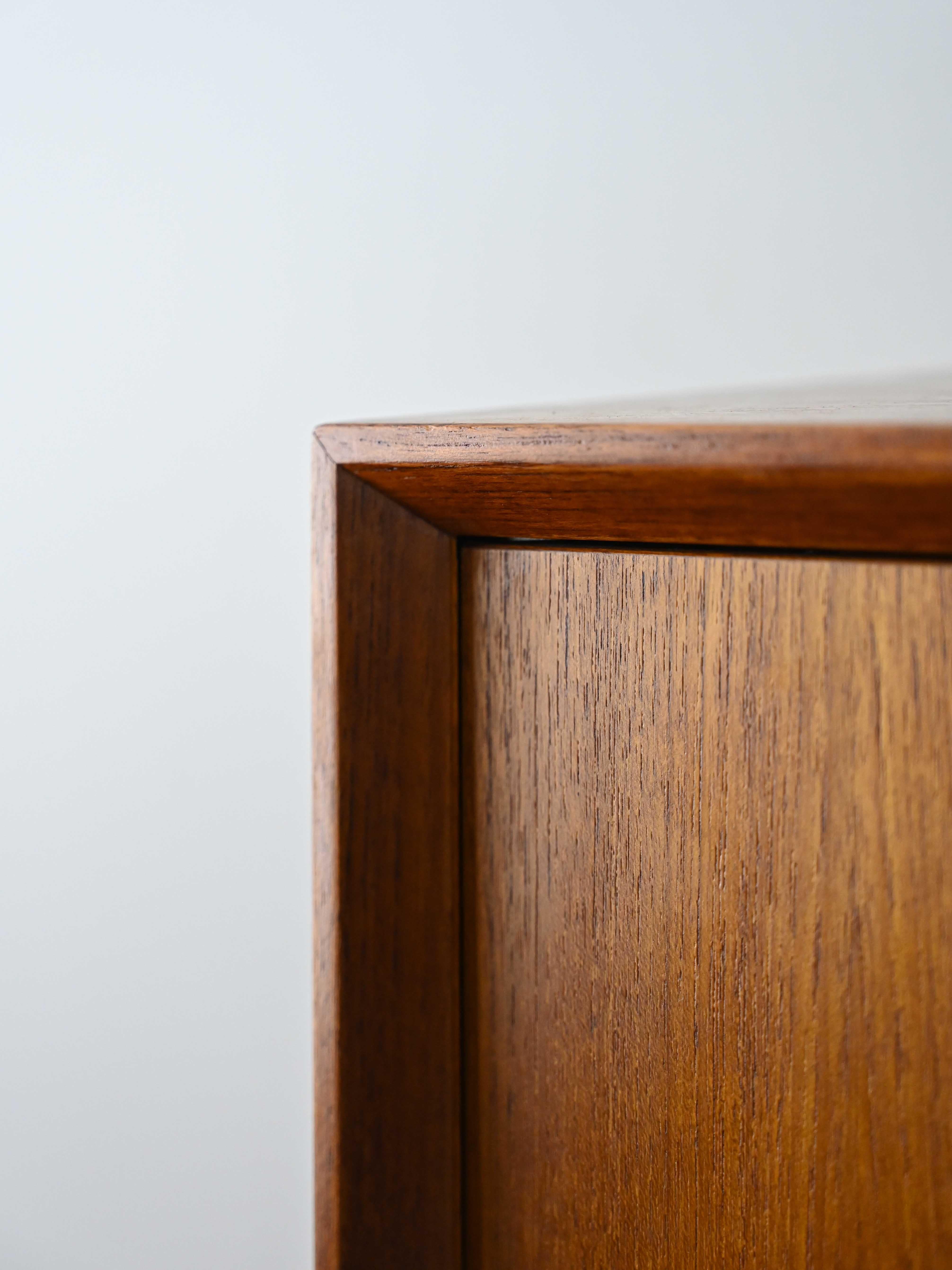 Vintage Teak Wall Cabinet 2