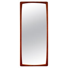 Vintage Teak Wall Mirror by AB Nybrofabriken, Sweden, 1960s